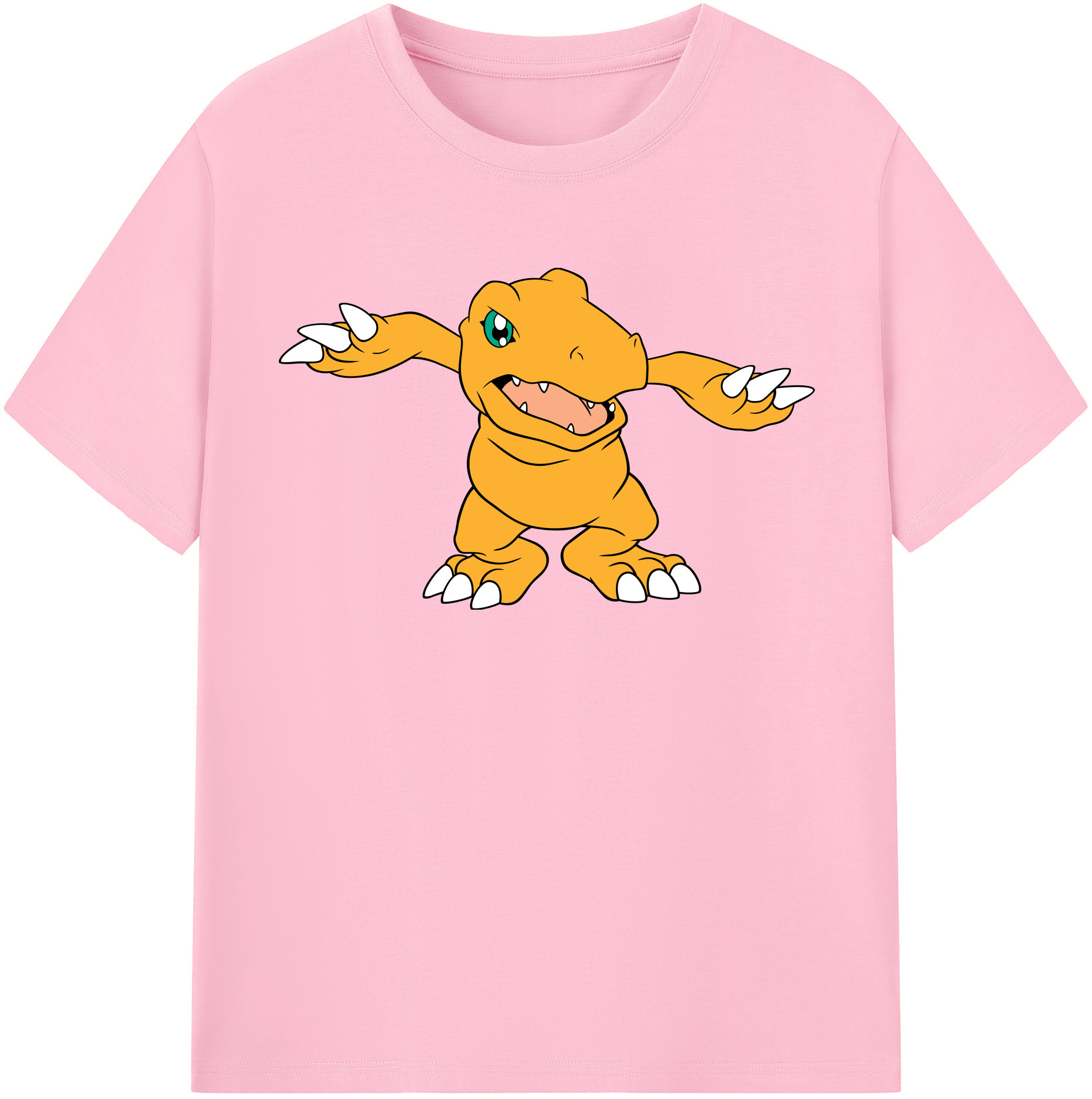 （画像用） Digimon デジタルモンスター/デジモン 綿100％半袖Tシャツ（フロントプリント）