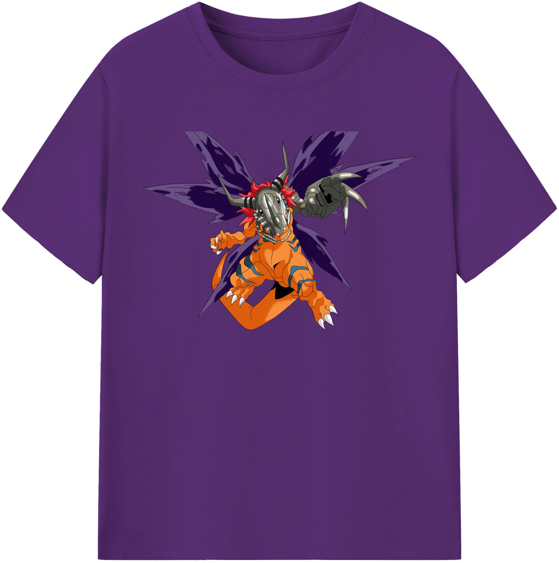（画像用） Digimon デジタルモンスター/デジモン 綿100％半袖Tシャツ（フロントプリント）