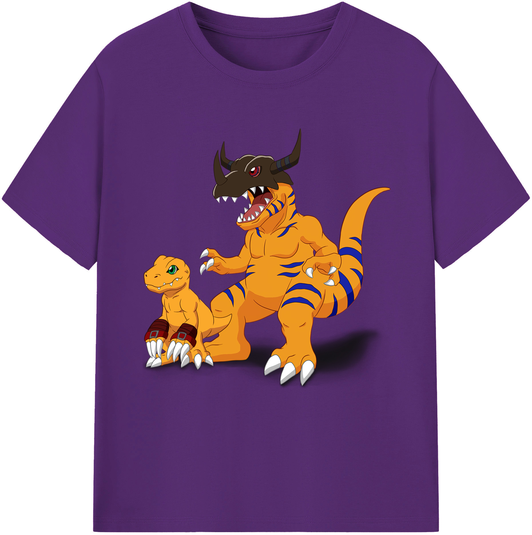 （画像用） Digimon デジタルモンスター/デジモン 綿100％半袖Tシャツ（フロントプリント）
