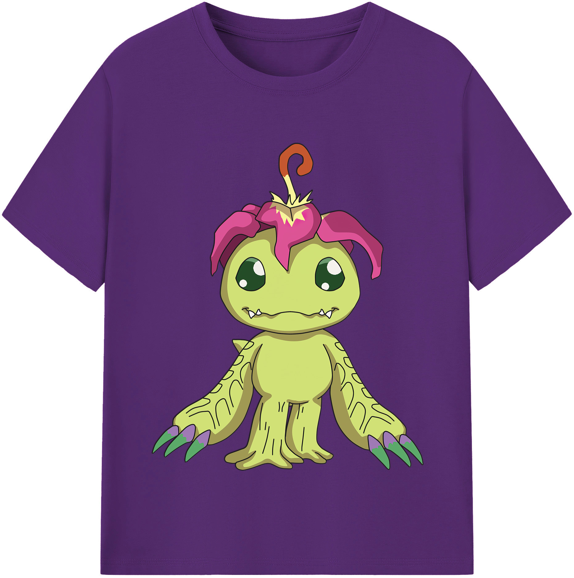 （画像用） Digimon デジタルモンスター/デジモン 綿100％半袖Tシャツ（フロントプリント）