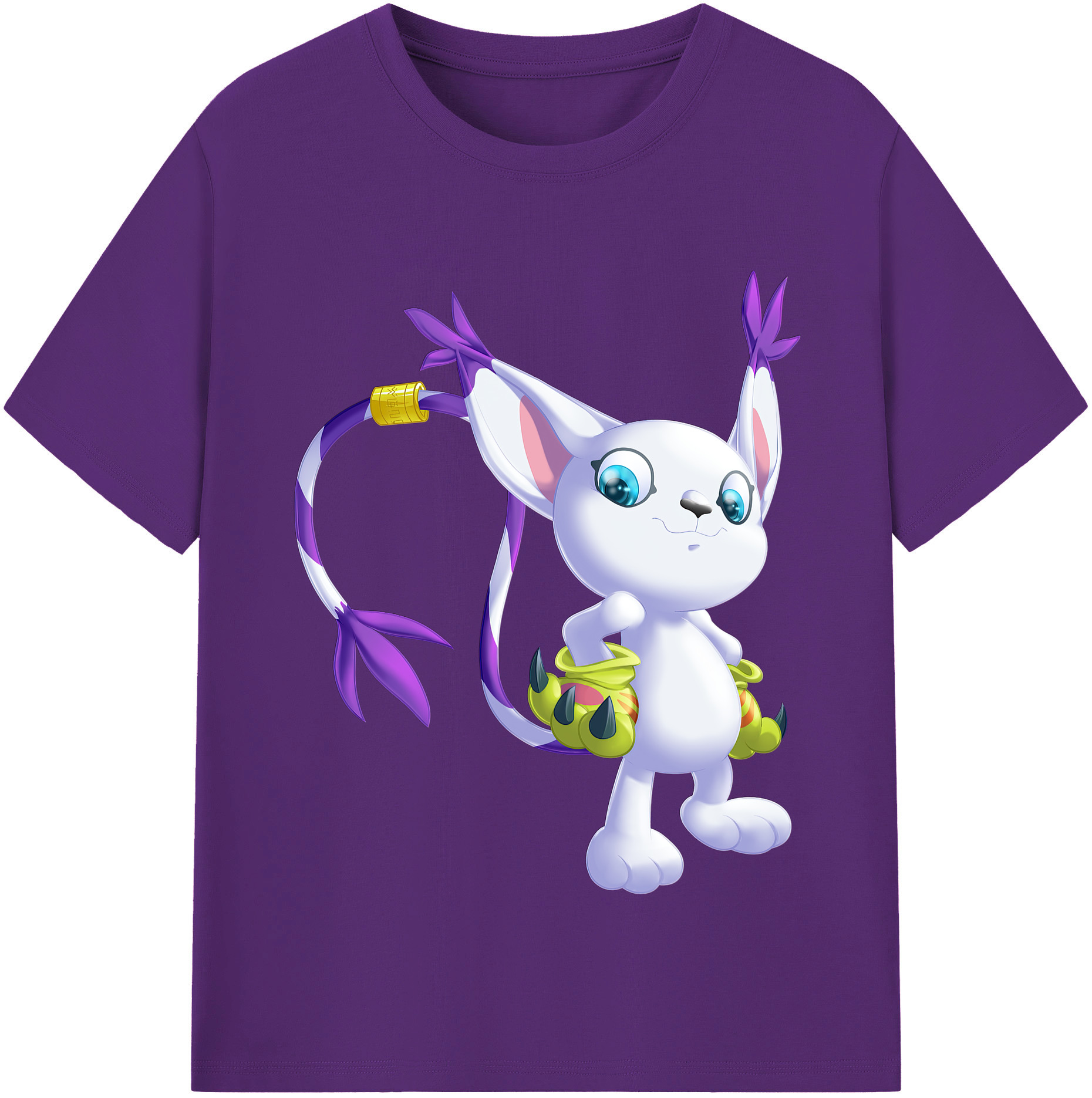 （画像用） Digimon デジタルモンスター/デジモン 綿100％半袖Tシャツ（フロントプリント）