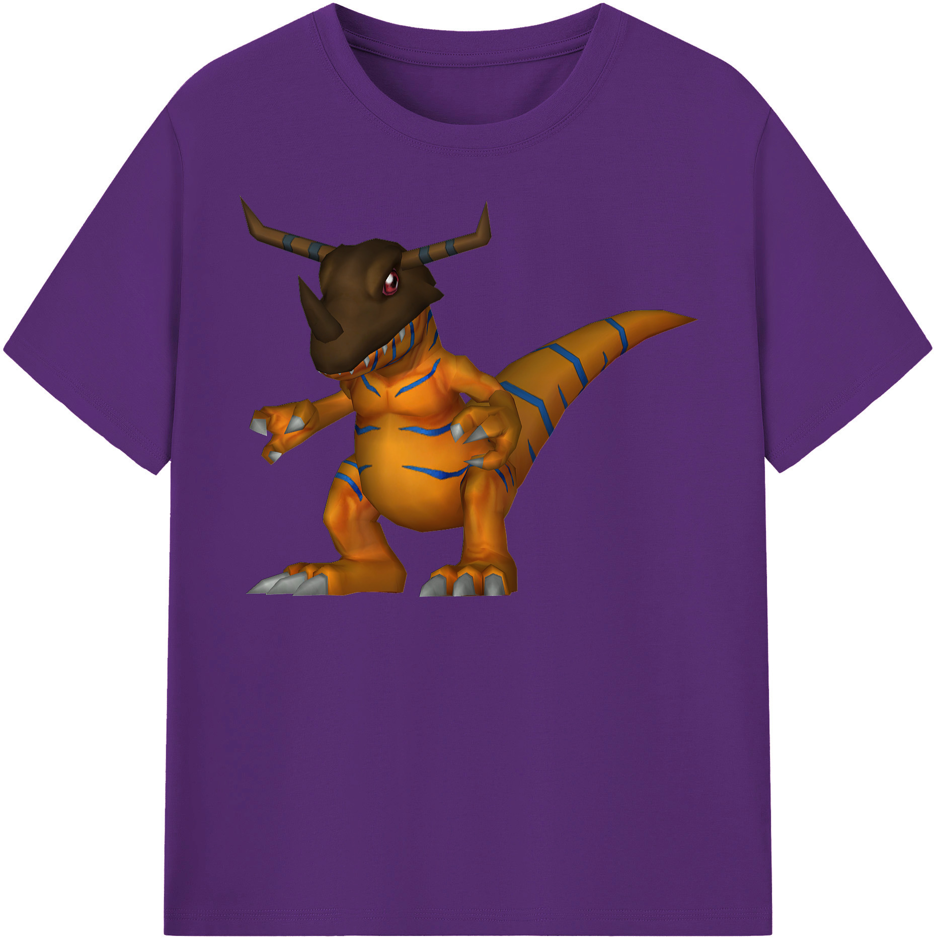 （画像用） Digimon デジタルモンスター/デジモン 綿100％半袖Tシャツ（フロントプリント）
