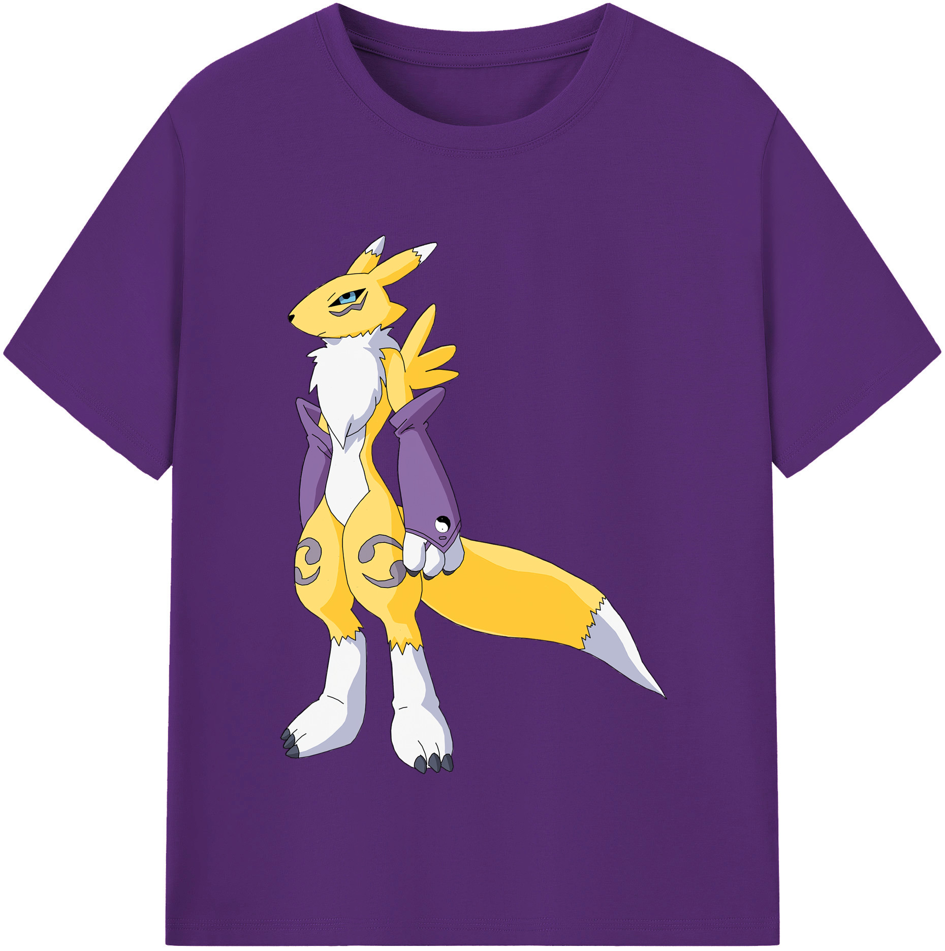 （画像用） Digimon デジタルモンスター/デジモン 綿100％半袖Tシャツ（フロントプリント）