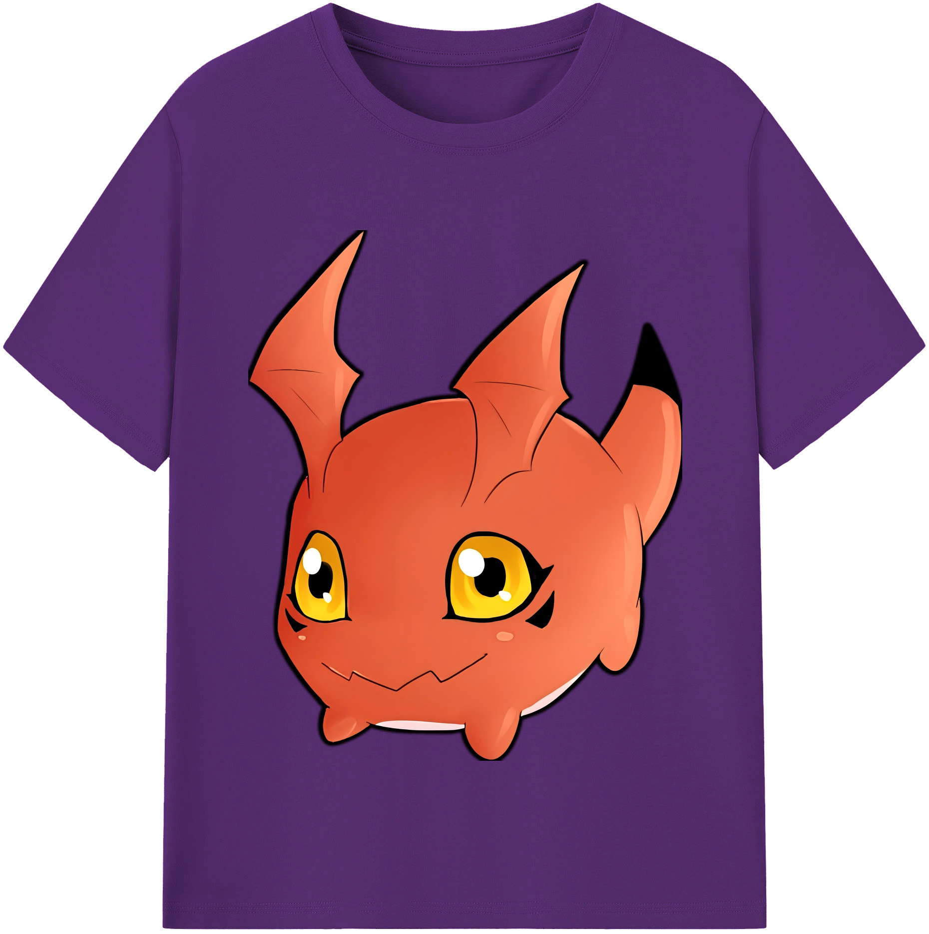 （画像用） Digimon デジタルモンスター/デジモン 綿100％半袖Tシャツ（フロントプリント）