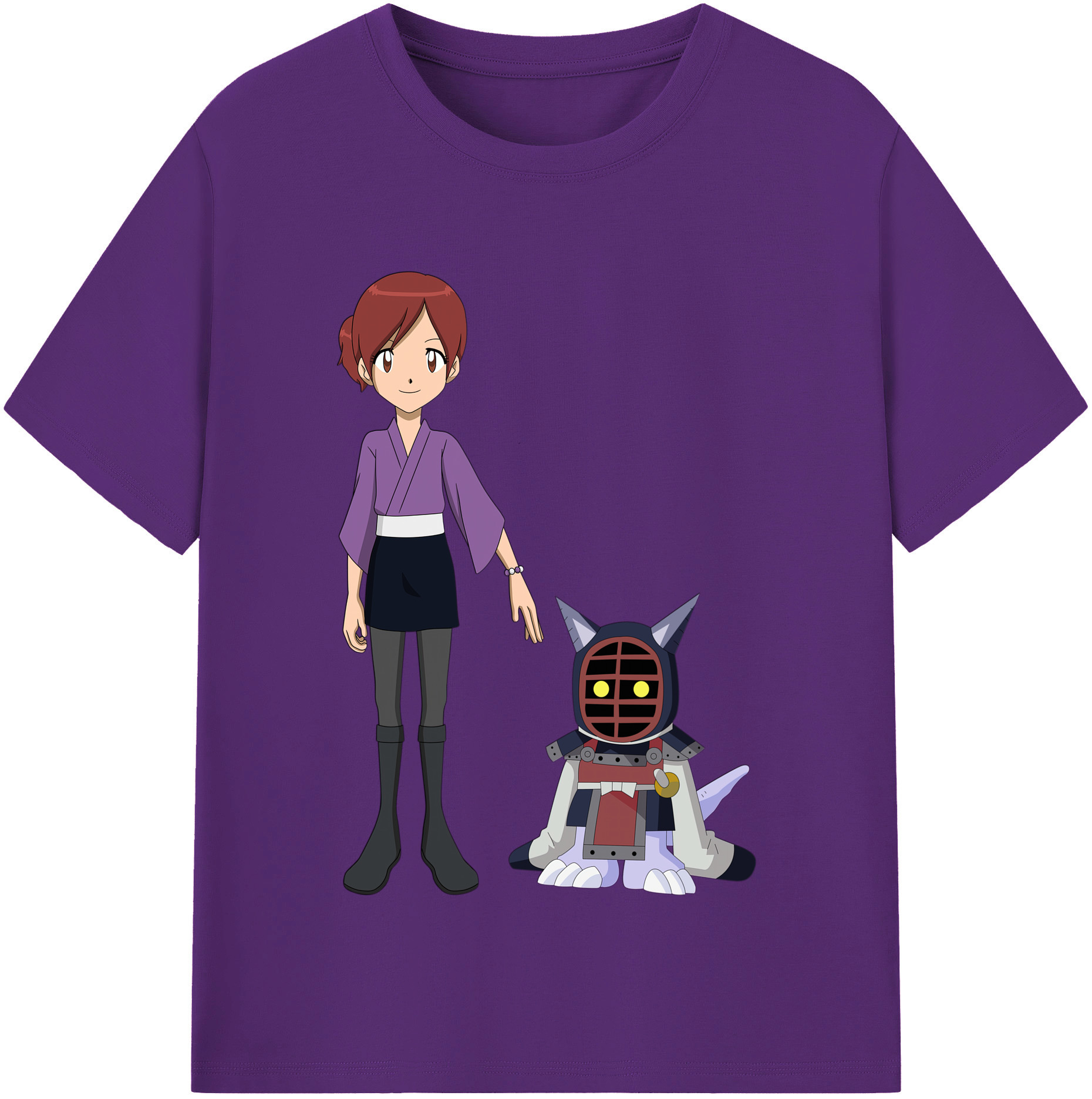 （画像用） Digimon デジタルモンスター/デジモン 綿100％半袖Tシャツ（フロントプリント）