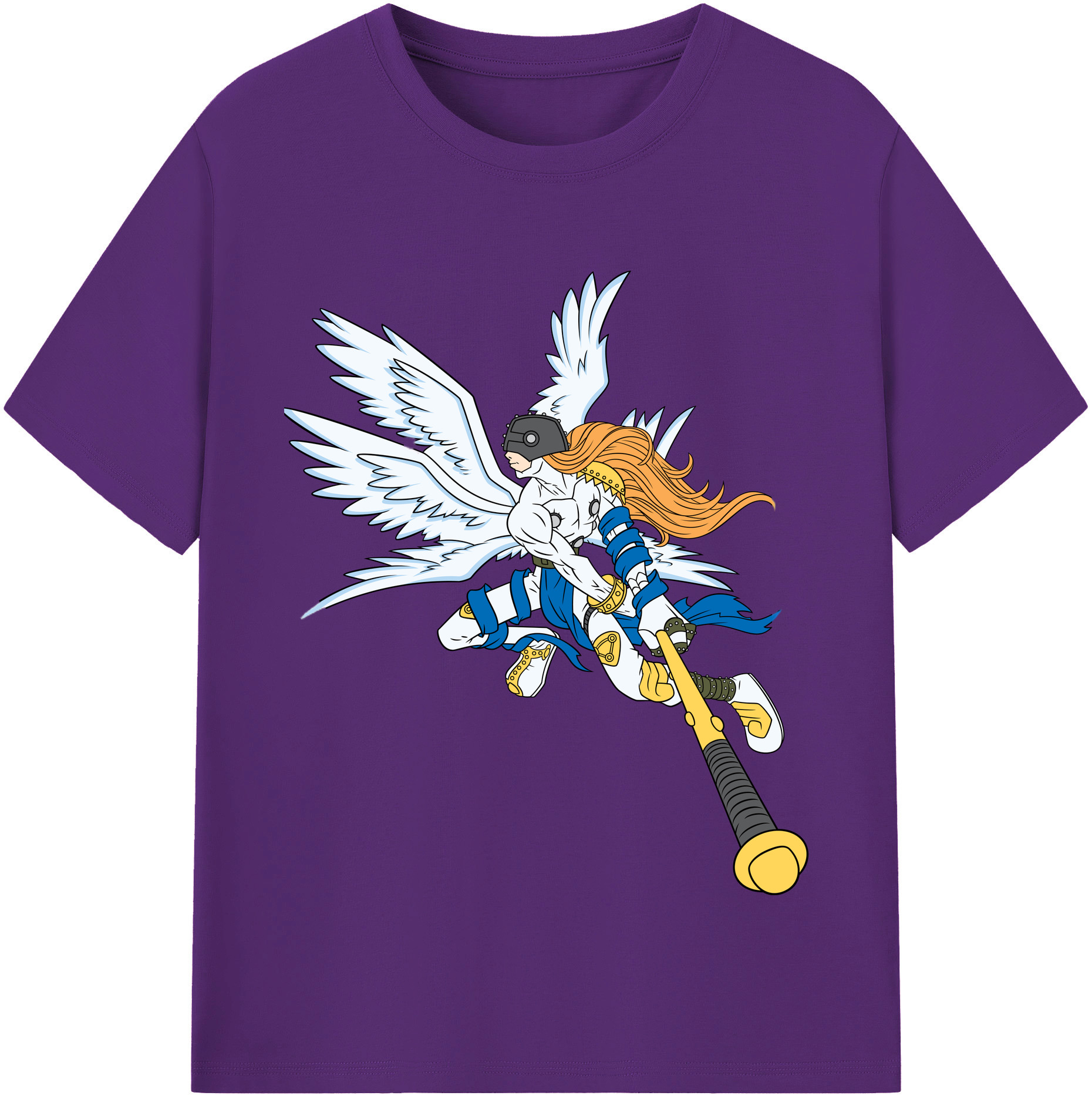 （画像用） Digimon デジタルモンスター/デジモン 綿100％半袖Tシャツ（フロントプリント）