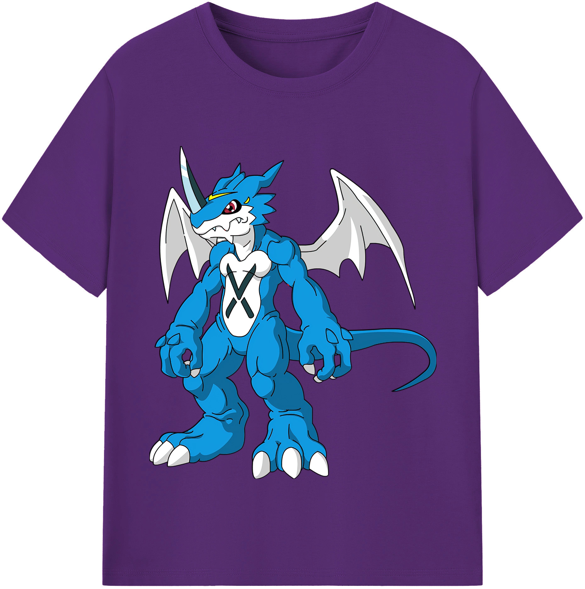 （画像用） Digimon デジタルモンスター/デジモン 綿100％半袖Tシャツ（フロントプリント）