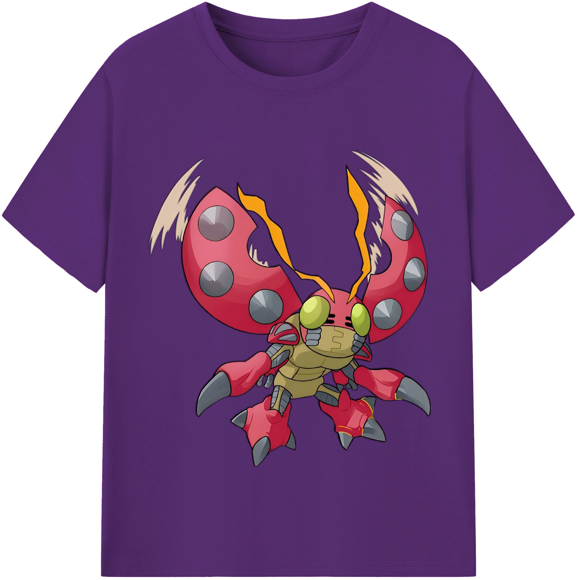 （画像用） Digimon デジタルモンスター/デジモン 綿100％半袖Tシャツ（フロントプリント）