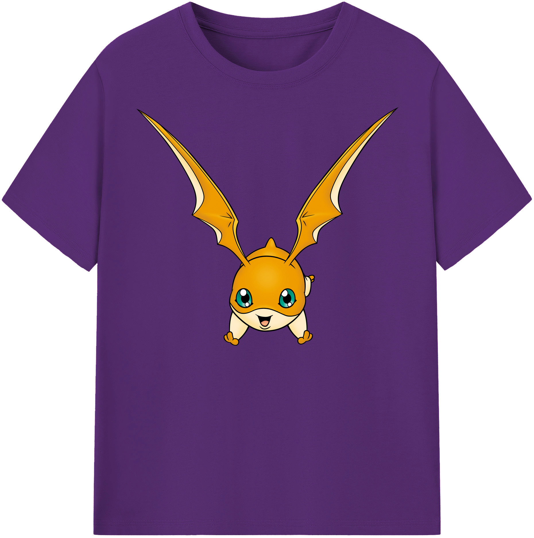 （画像用） Digimon デジタルモンスター/デジモン 綿100％半袖Tシャツ（フロントプリント）