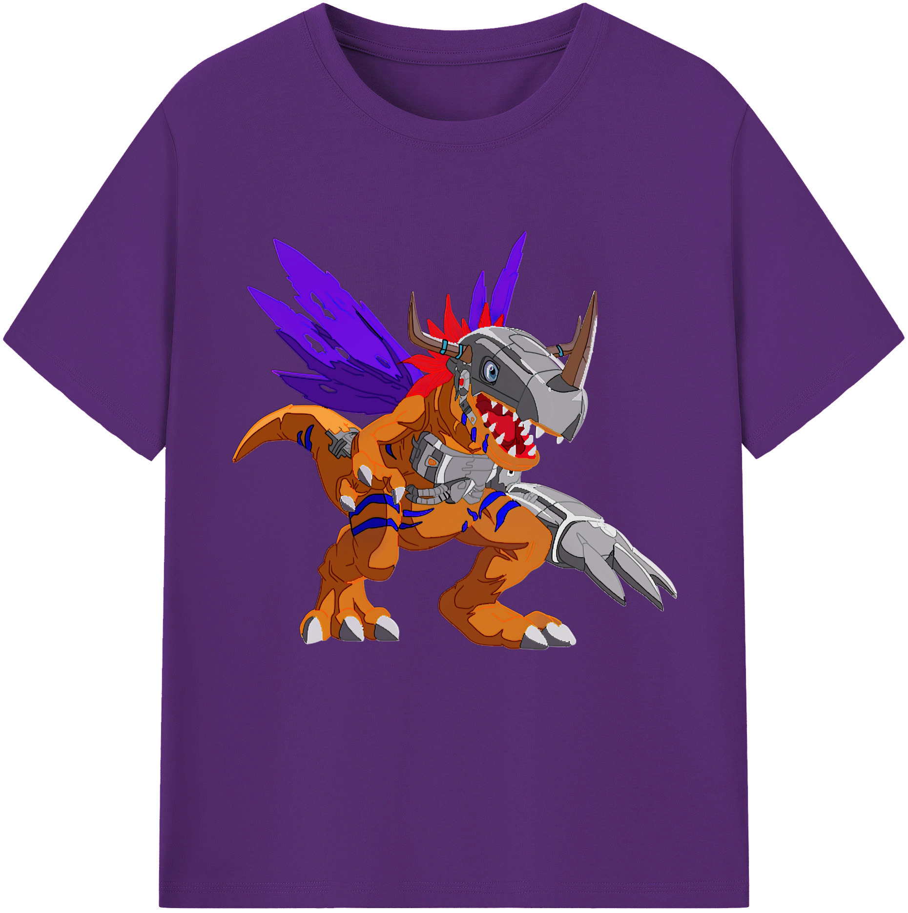 （画像用） Digimon デジタルモンスター/デジモン 綿100％半袖Tシャツ（フロントプリント）