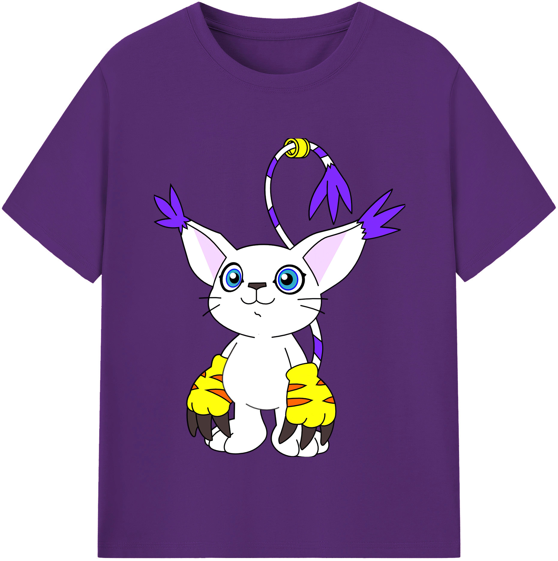 （画像用） Digimon デジタルモンスター/デジモン 綿100％半袖Tシャツ（フロントプリント）