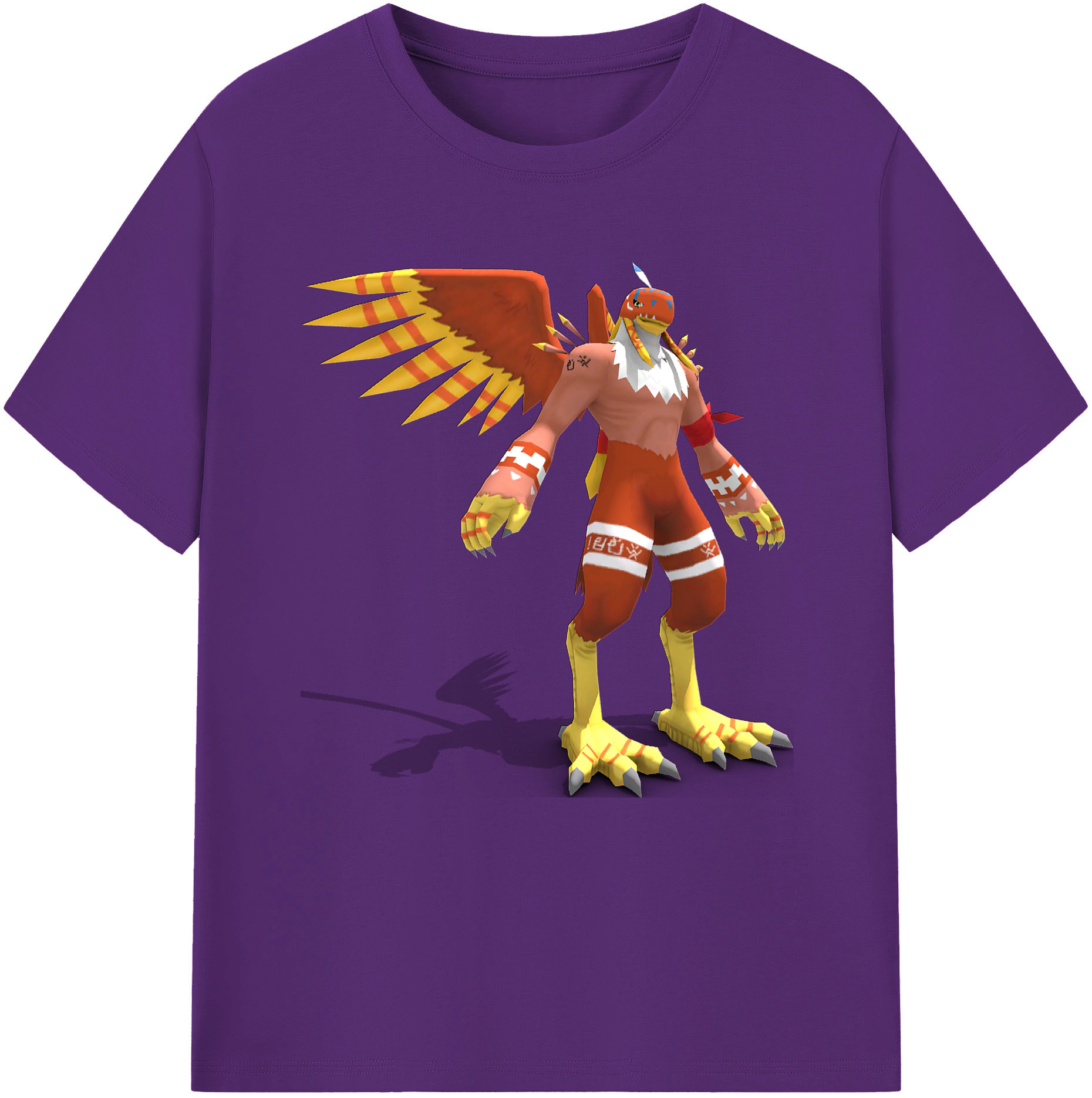 （画像用） Digimon デジタルモンスター/デジモン 綿100％半袖Tシャツ（フロントプリント）
