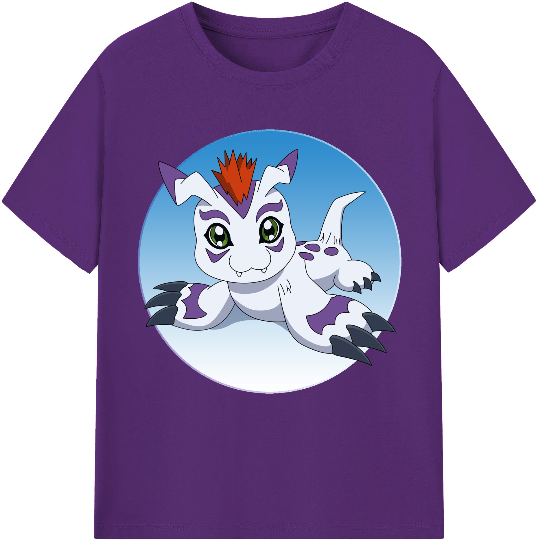 （画像用） Digimon デジタルモンスター/デジモン 綿100％半袖Tシャツ（フロントプリント）