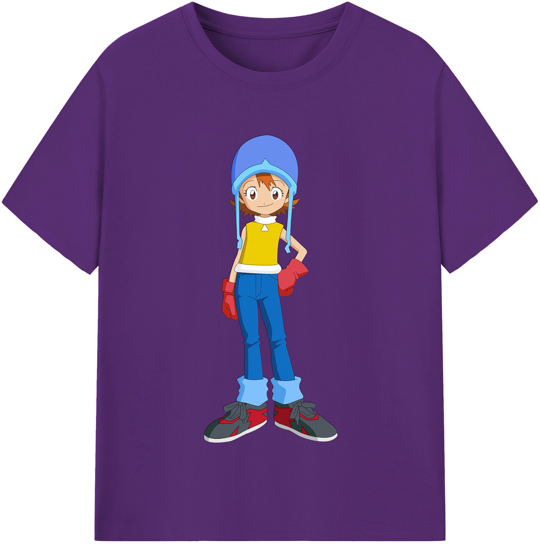 （画像用） Digimon デジタルモンスター/デジモン 綿100％半袖Tシャツ（フロントプリント）