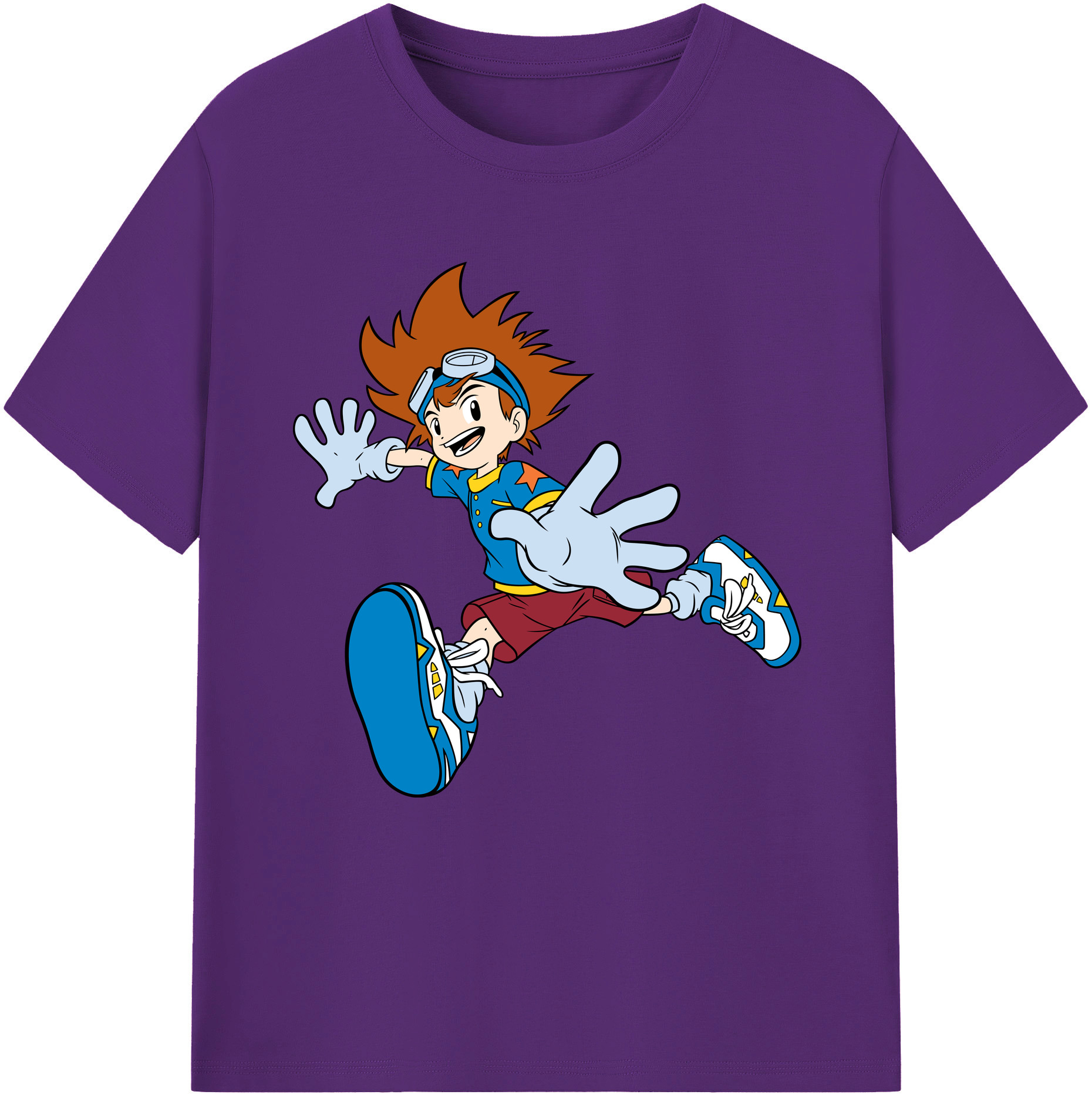 （画像用） Digimon デジタルモンスター/デジモン 綿100％半袖Tシャツ（フロントプリント）