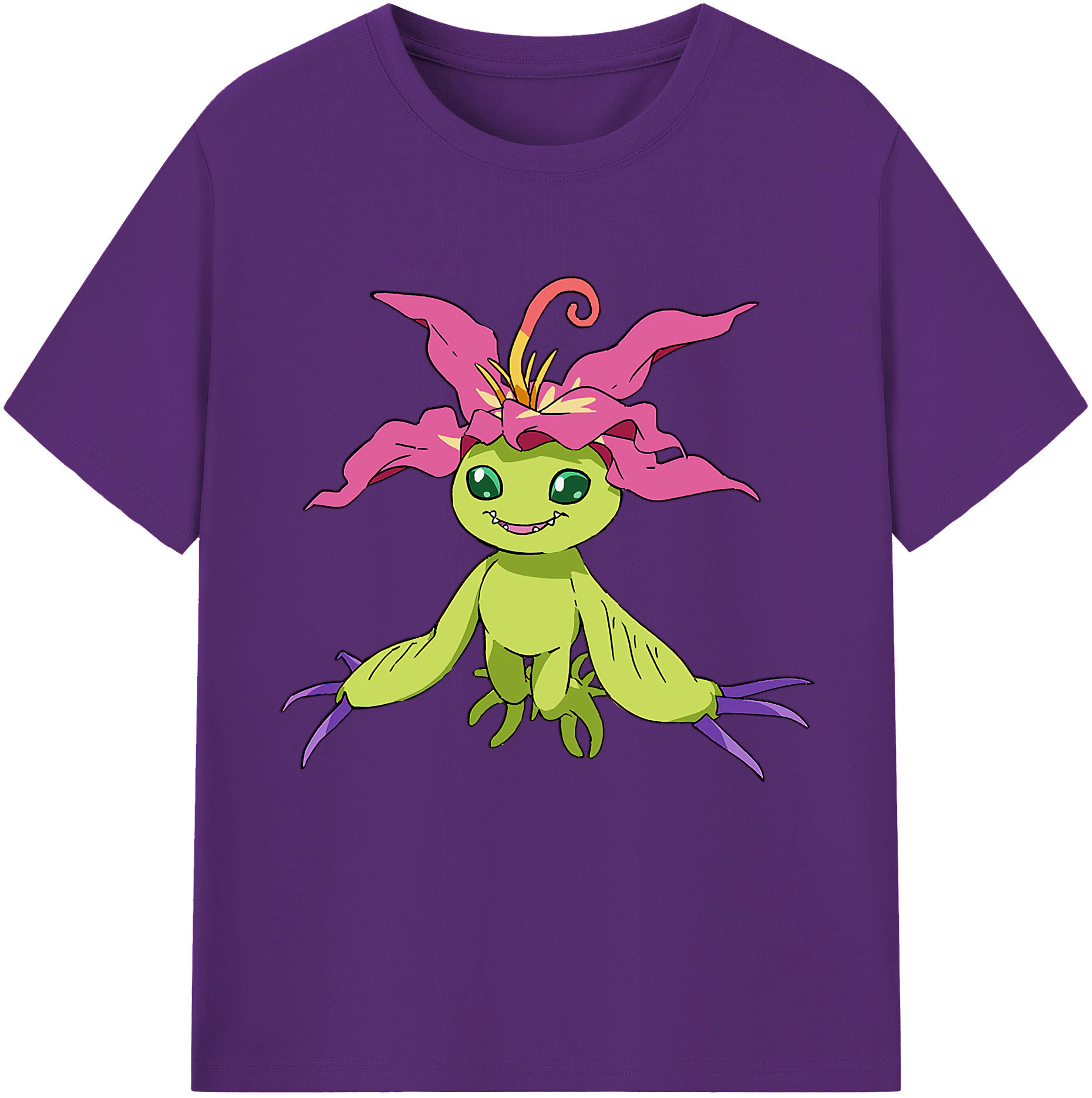 （画像用） Digimon デジタルモンスター/デジモン 綿100％半袖Tシャツ（フロントプリント）