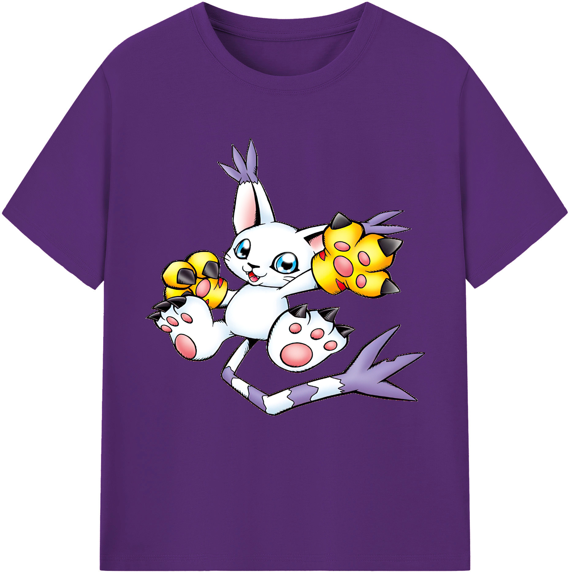 （画像用） Digimon デジタルモンスター/デジモン 綿100％半袖Tシャツ（フロントプリント）