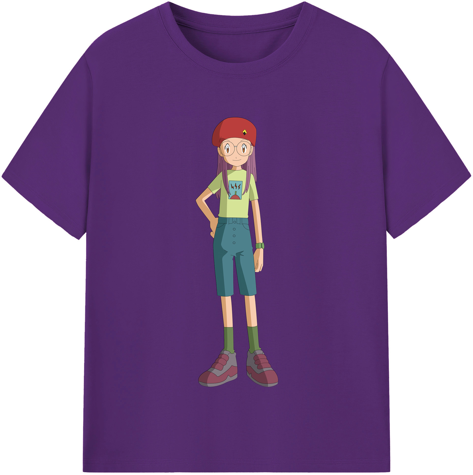 （画像用） Digimon デジタルモンスター/デジモン 綿100％半袖Tシャツ（フロントプリント）