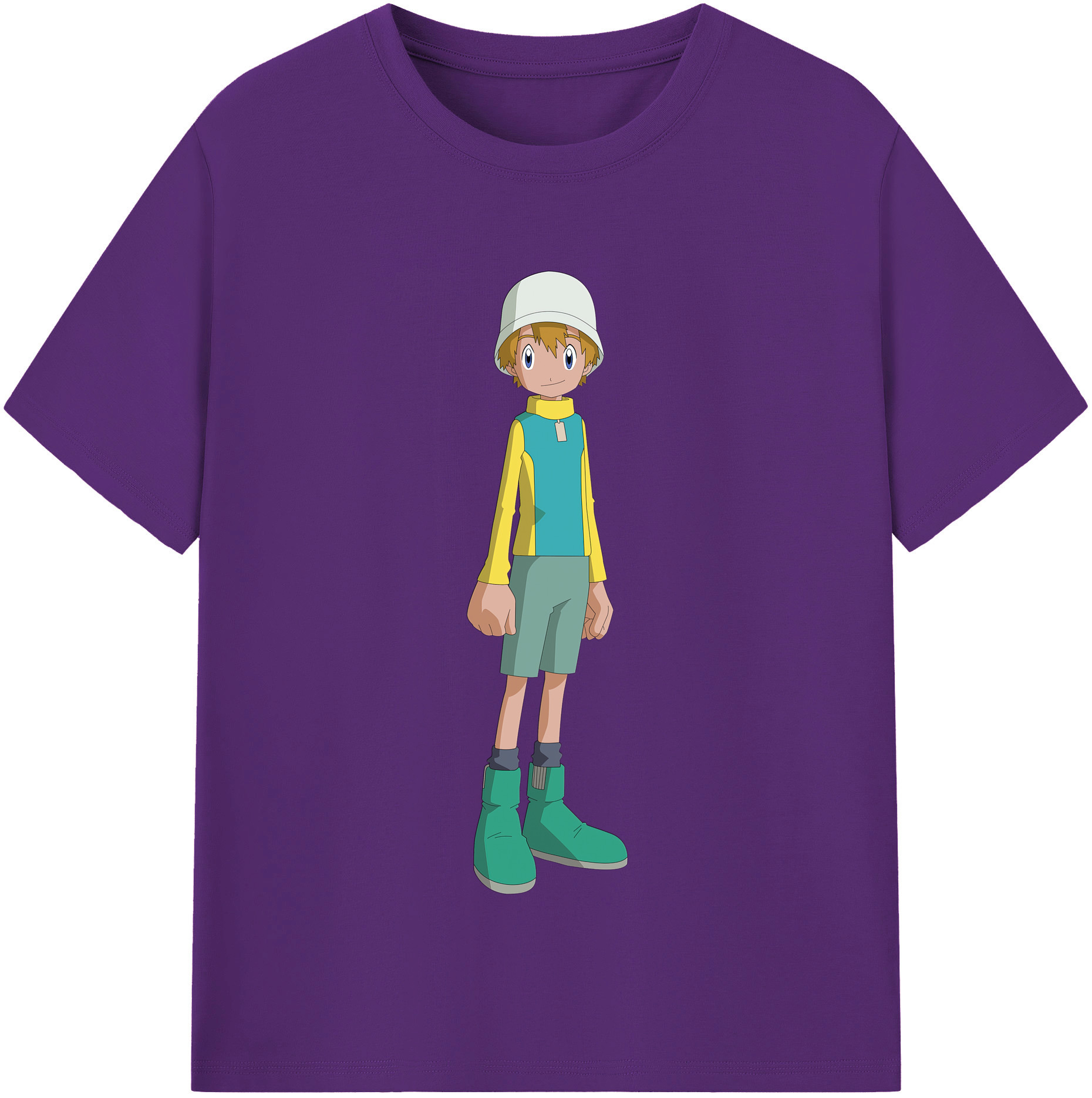 （画像用） Digimon デジタルモンスター/デジモン 綿100％半袖Tシャツ（フロントプリント）