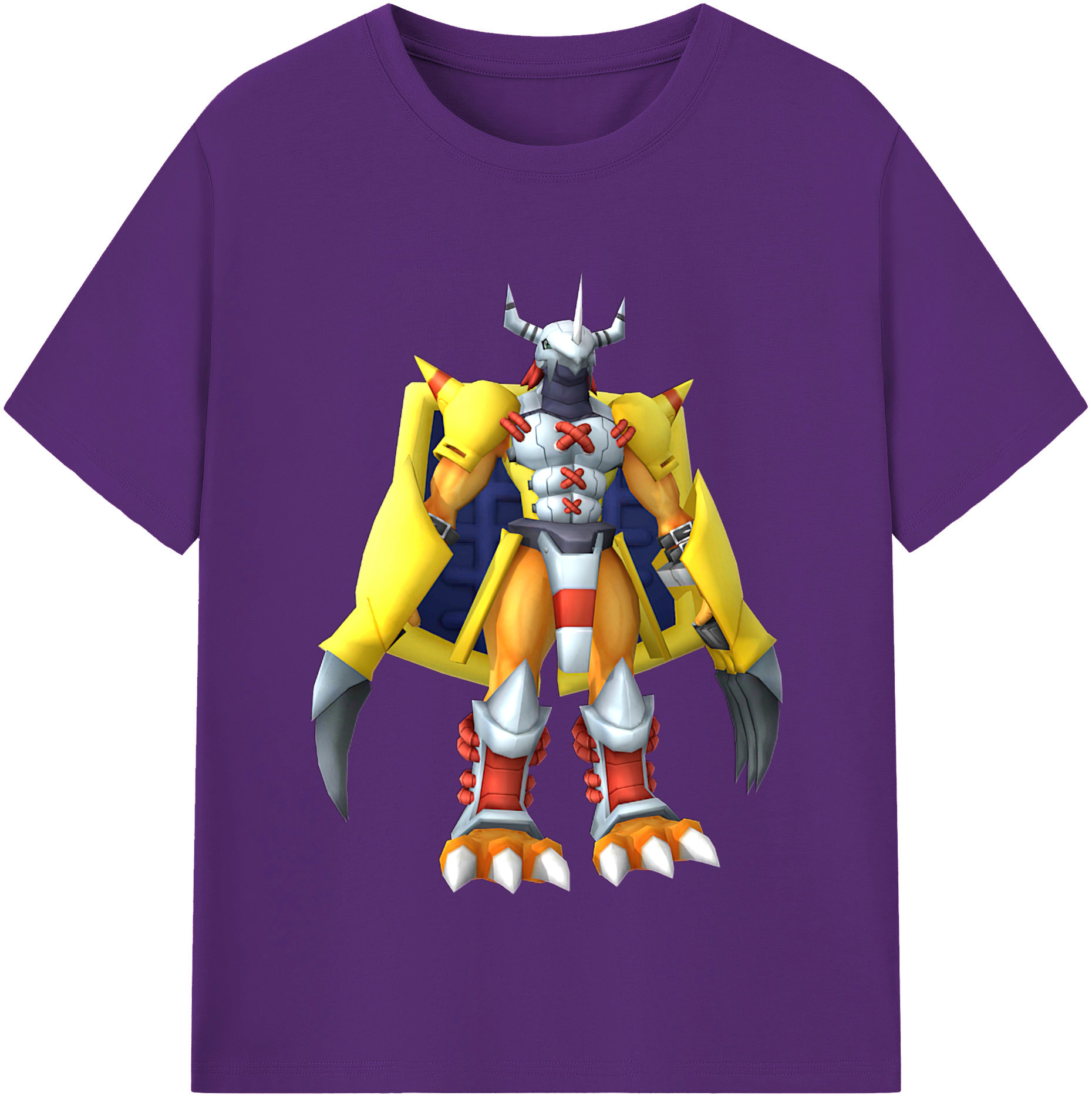 （画像用） Digimon デジタルモンスター/デジモン 綿100％半袖Tシャツ（フロントプリント）
