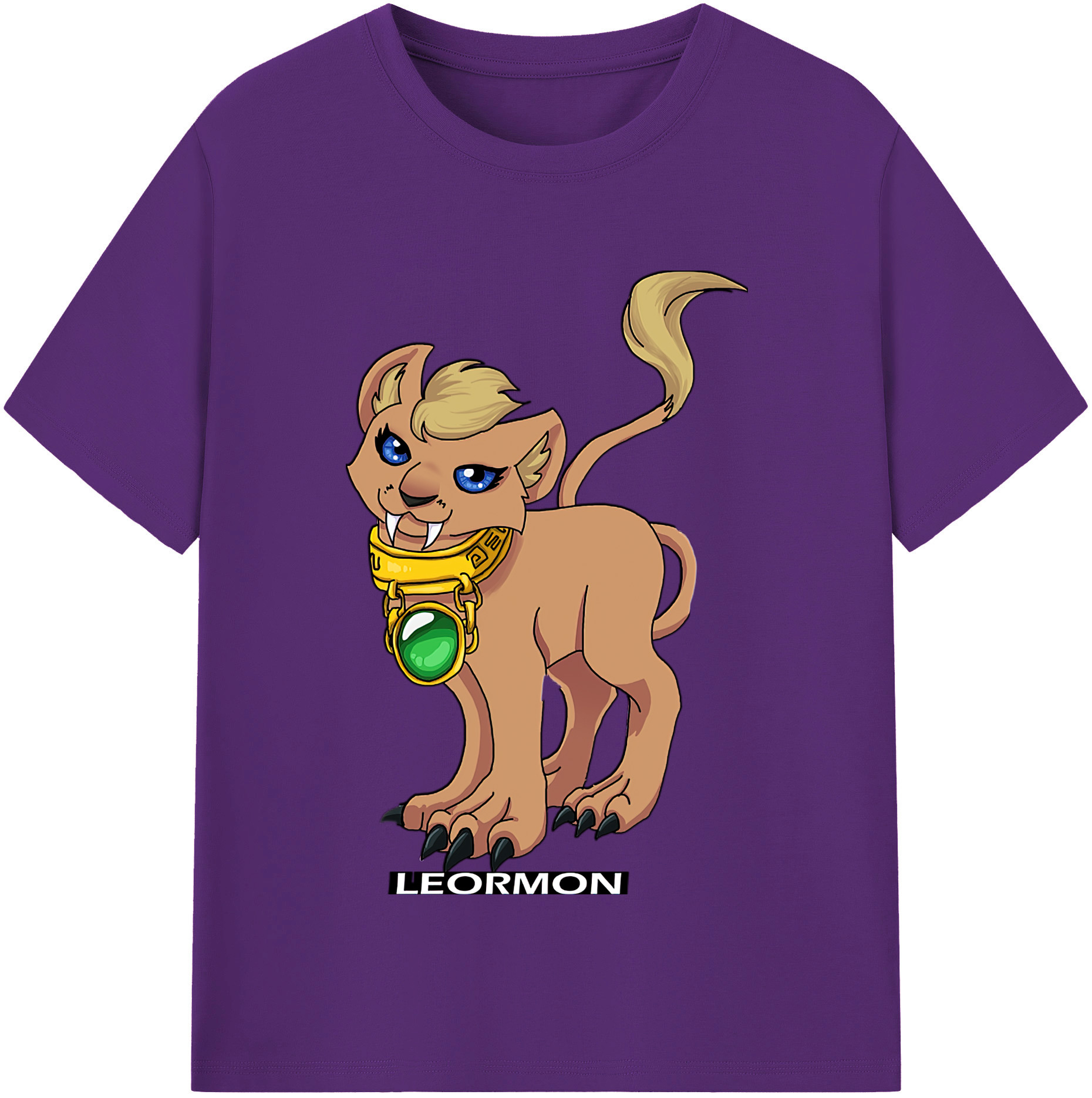 （画像用） Digimon デジタルモンスター/デジモン 綿100％半袖Tシャツ（フロントプリント）