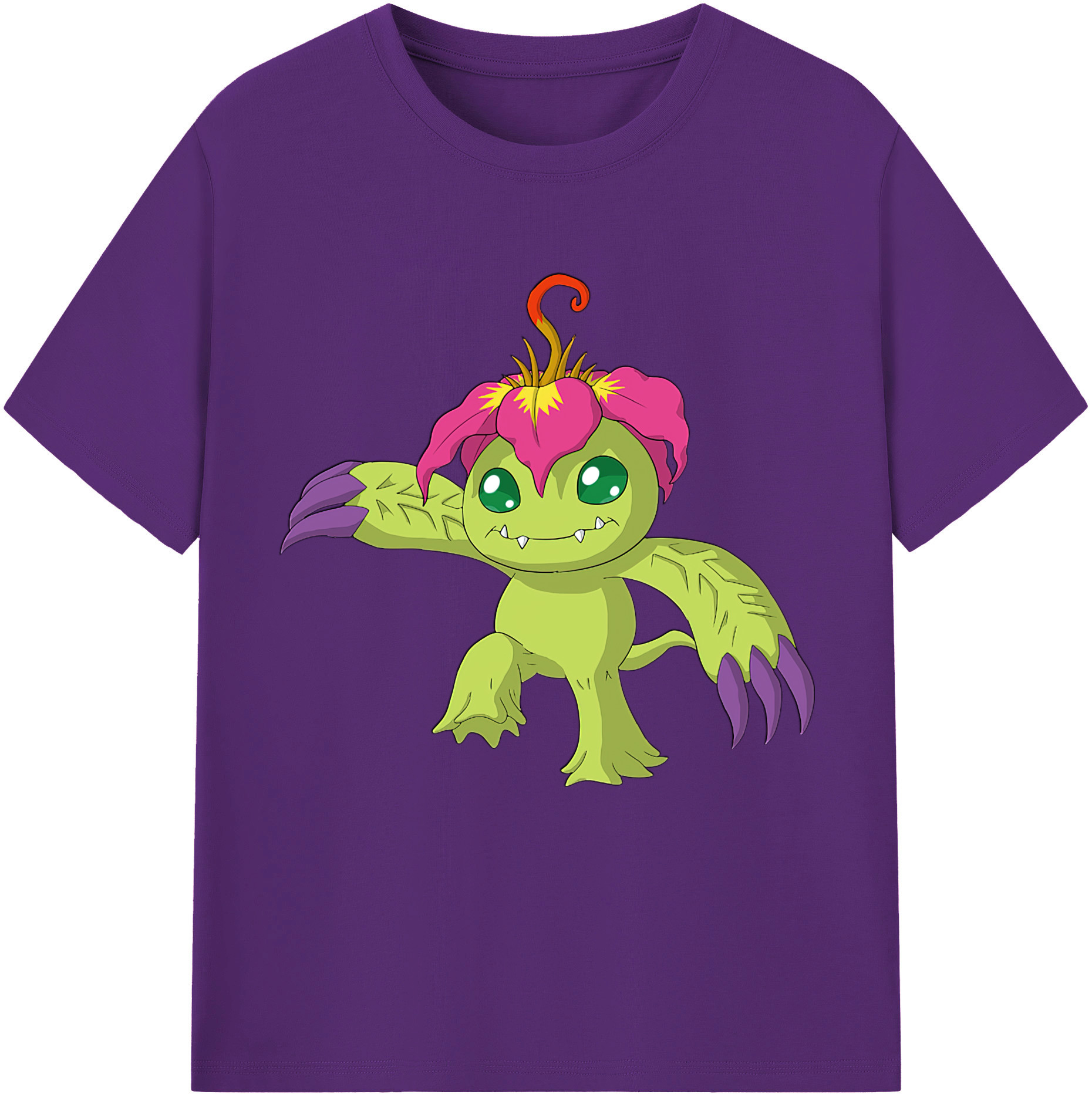 （画像用） Digimon デジタルモンスター/デジモン 綿100％半袖Tシャツ（フロントプリント）