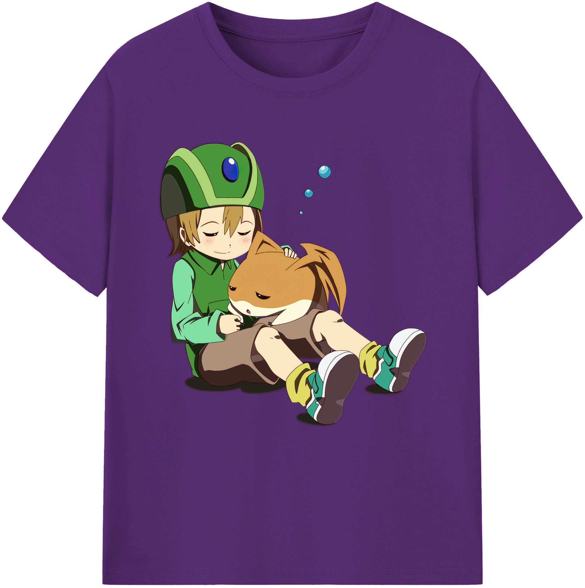 （画像用） Digimon デジタルモンスター/デジモン 綿100％半袖Tシャツ（フロントプリント）