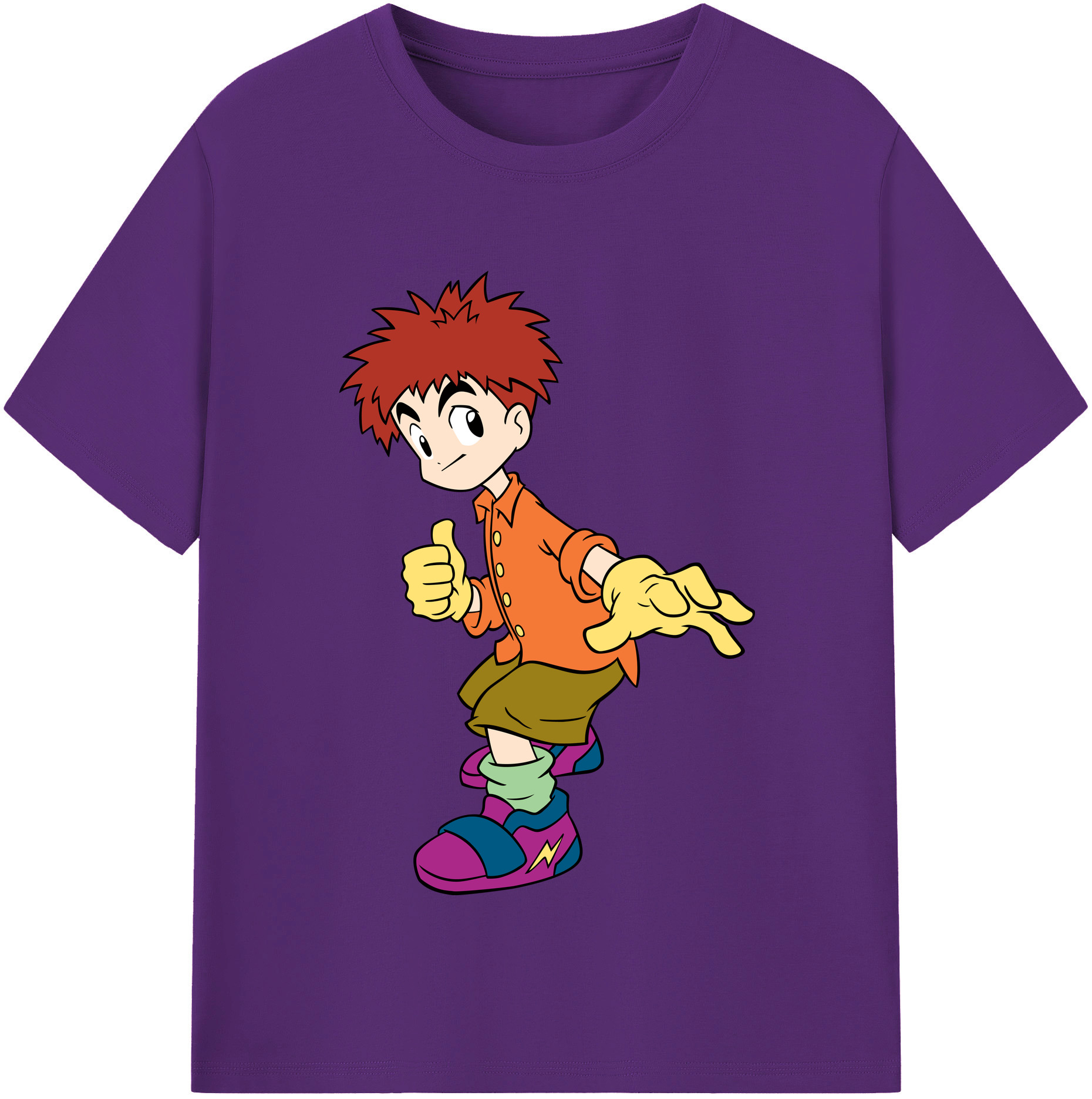 （画像用） Digimon デジタルモンスター/デジモン 綿100％半袖Tシャツ（フロントプリント）