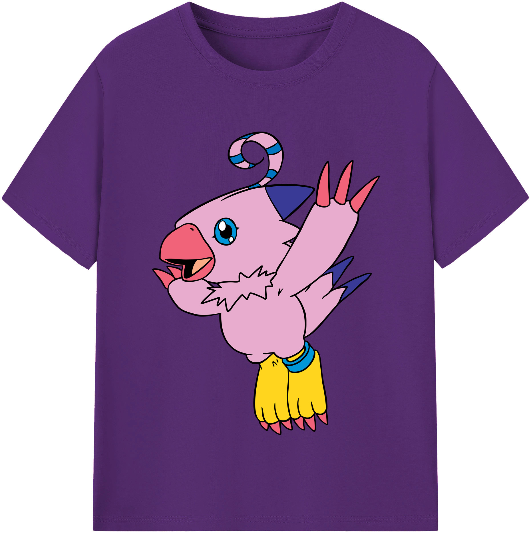 （画像用） Digimon デジタルモンスター/デジモン 綿100％半袖Tシャツ（フロントプリント）