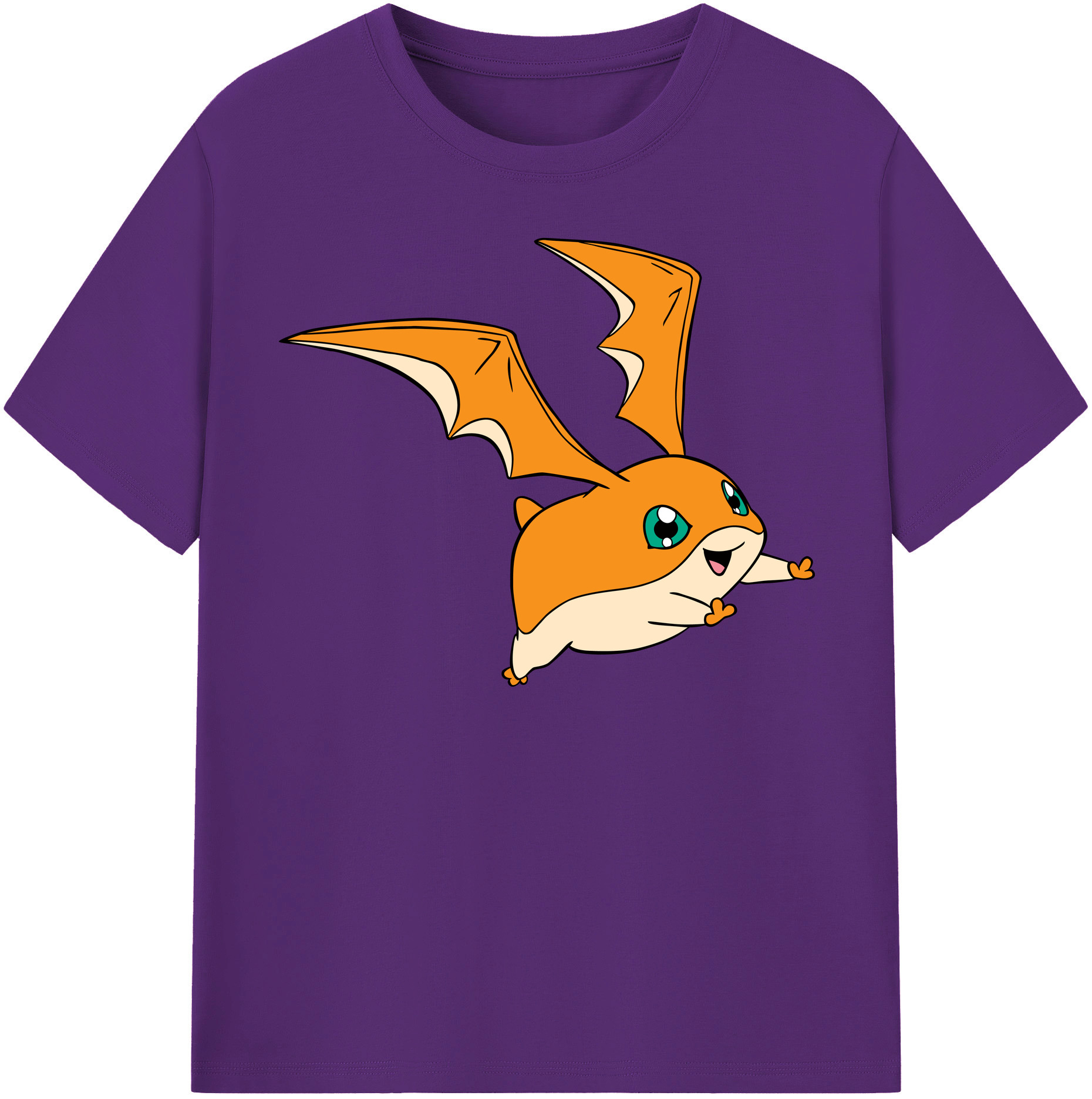 （画像用） Digimon デジタルモンスター/デジモン 綿100％半袖Tシャツ（フロントプリント）