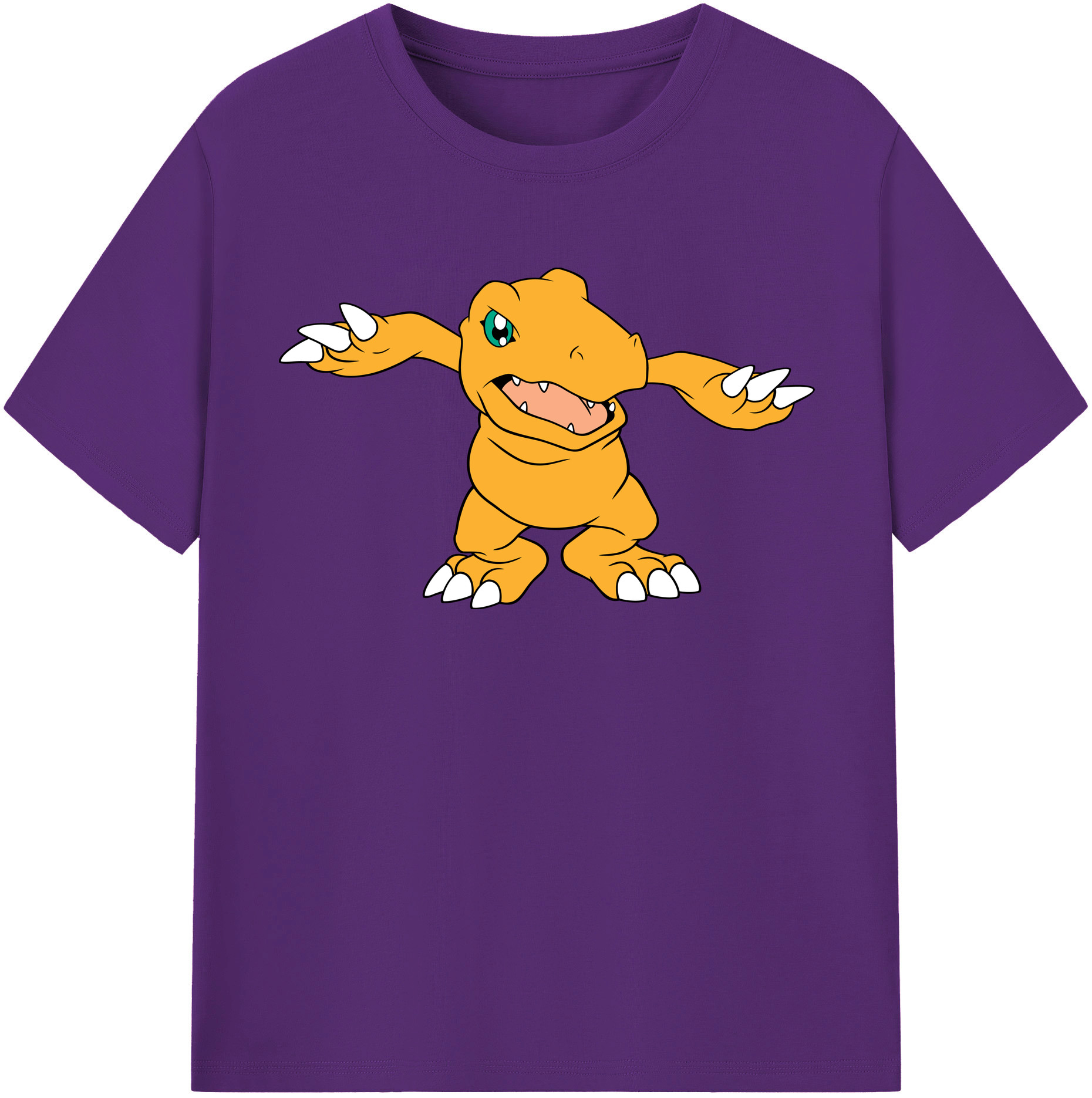 （画像用） Digimon デジタルモンスター/デジモン 綿100％半袖Tシャツ（フロントプリント）