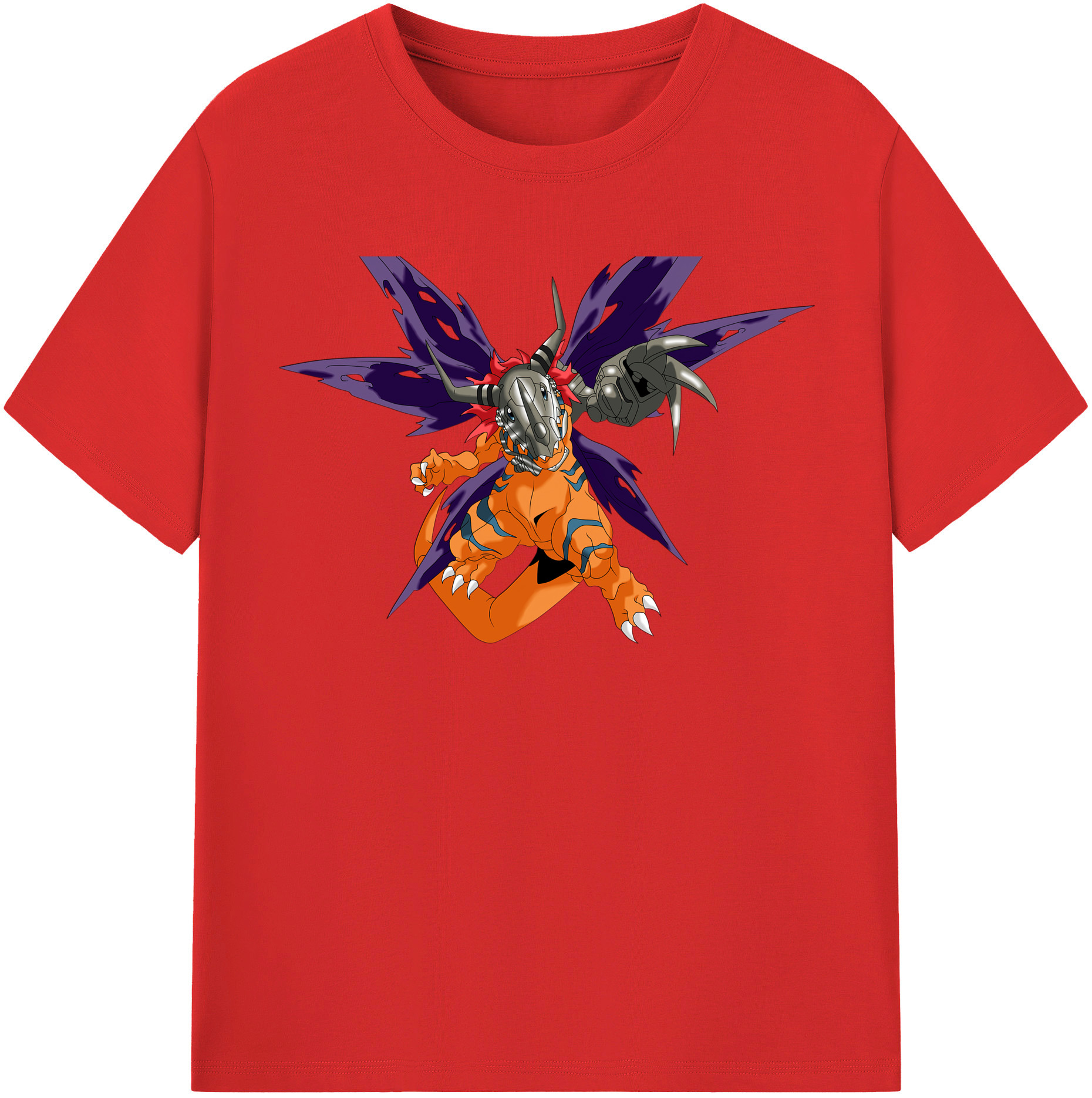 （画像用） Digimon デジタルモンスター/デジモン 綿100％半袖Tシャツ（フロントプリント）