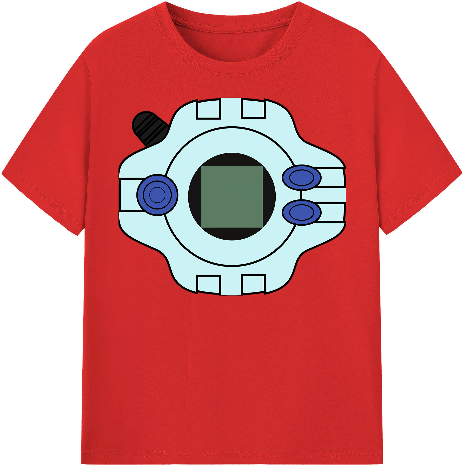 （画像用） Digimon デジタルモンスター/デジモン 綿100％半袖Tシャツ（フロントプリント）