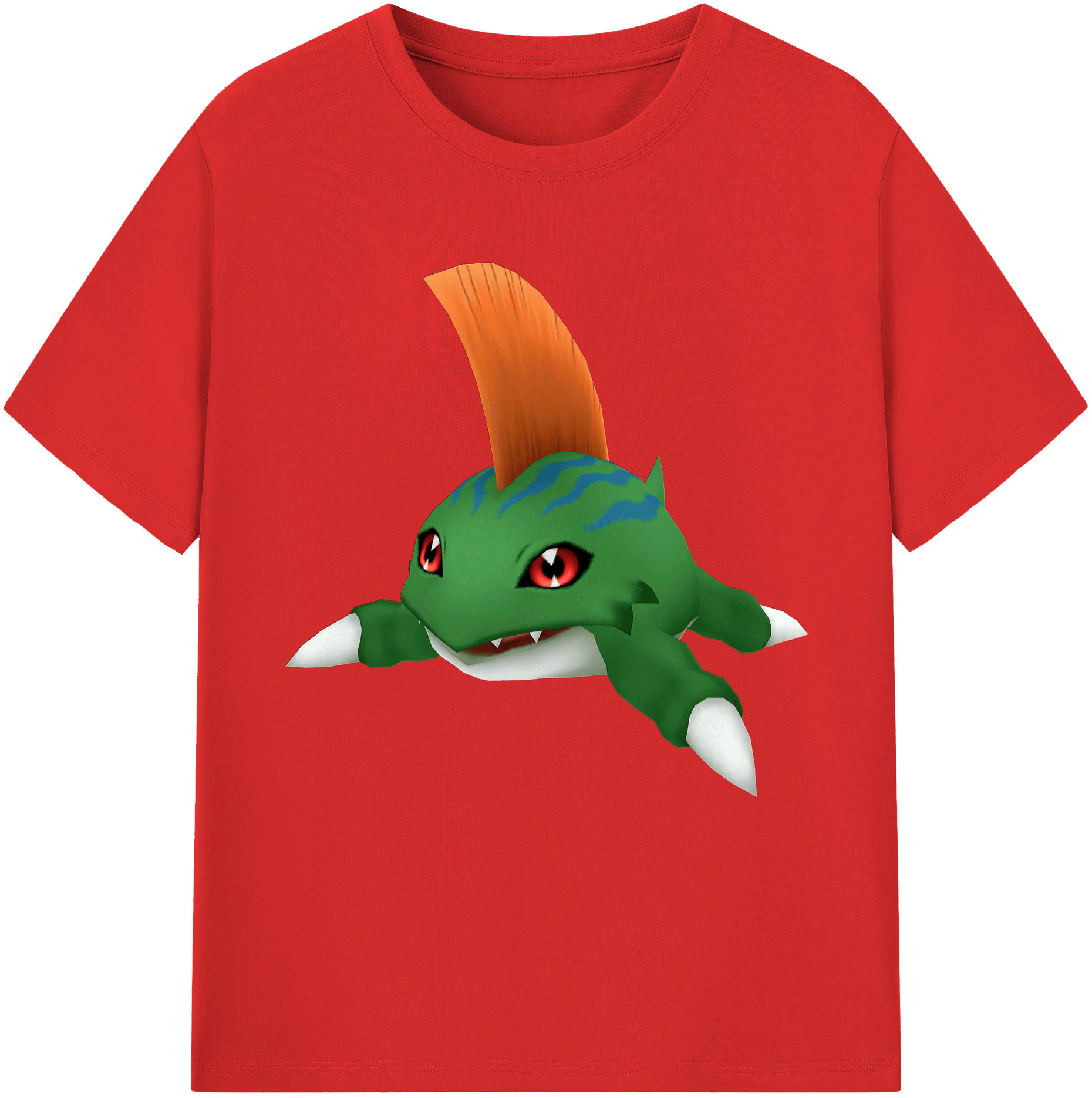 （画像用） Digimon デジタルモンスター/デジモン 綿100％半袖Tシャツ（フロントプリント）