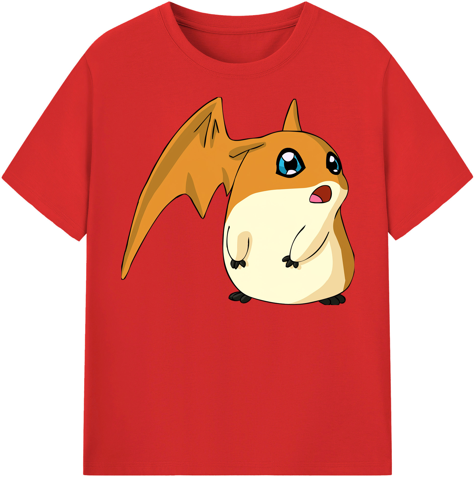 （画像用） Digimon デジタルモンスター/デジモン 綿100％半袖Tシャツ（フロントプリント）