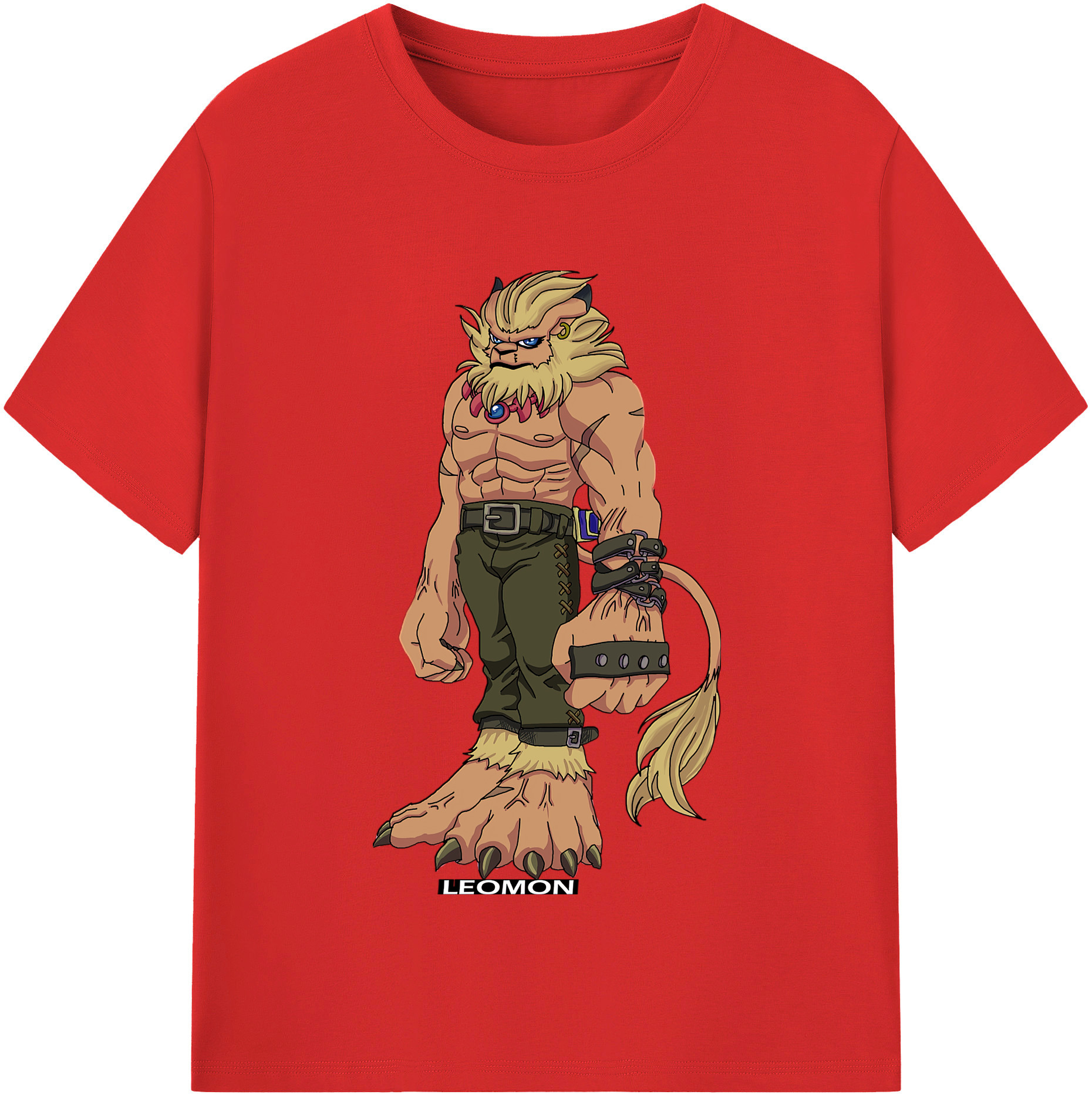 （画像用） Digimon デジタルモンスター/デジモン 綿100％半袖Tシャツ（フロントプリント）
