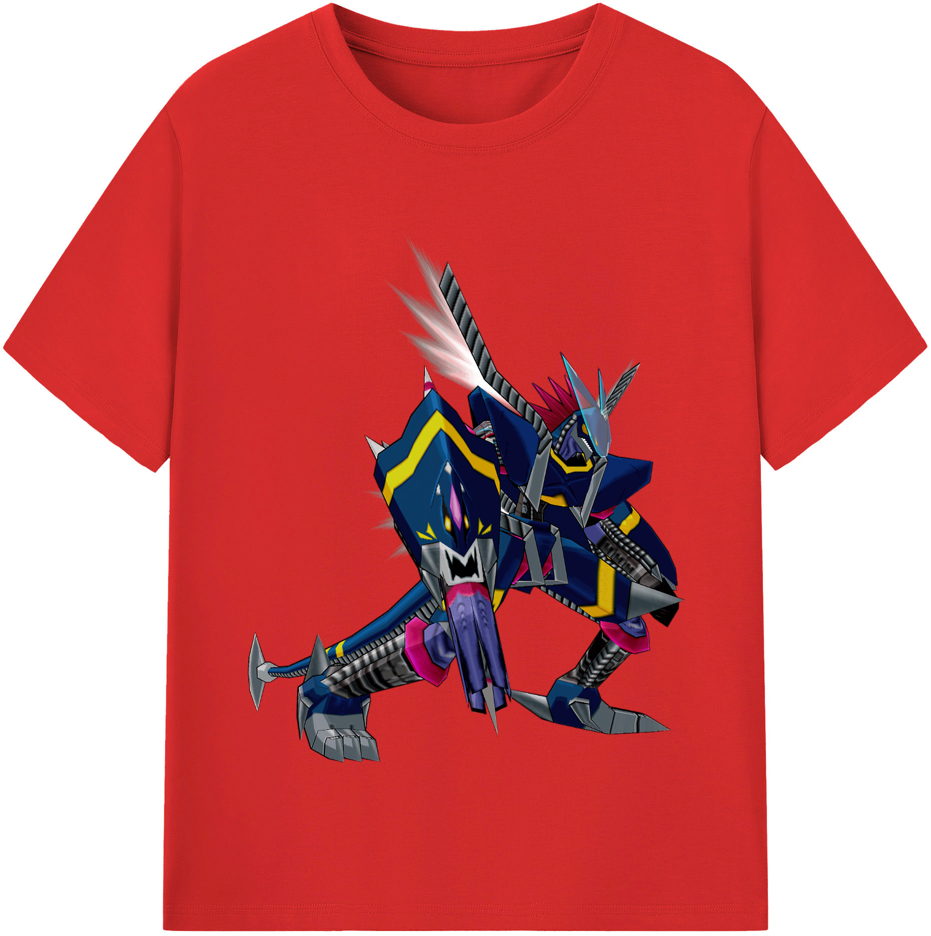 （画像用） Digimon デジタルモンスター/デジモン 綿100％半袖Tシャツ（フロントプリント）