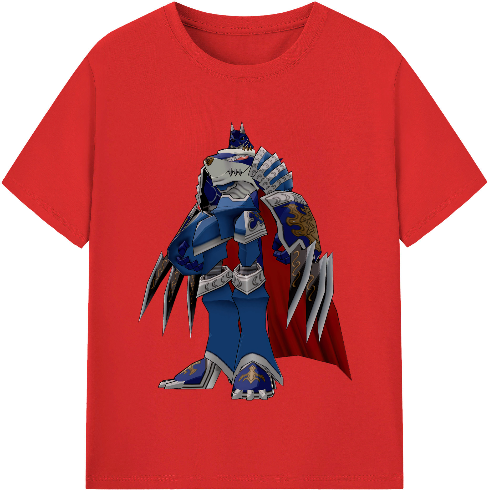 （画像用） Digimon デジタルモンスター/デジモン 綿100％半袖Tシャツ（フロントプリント）