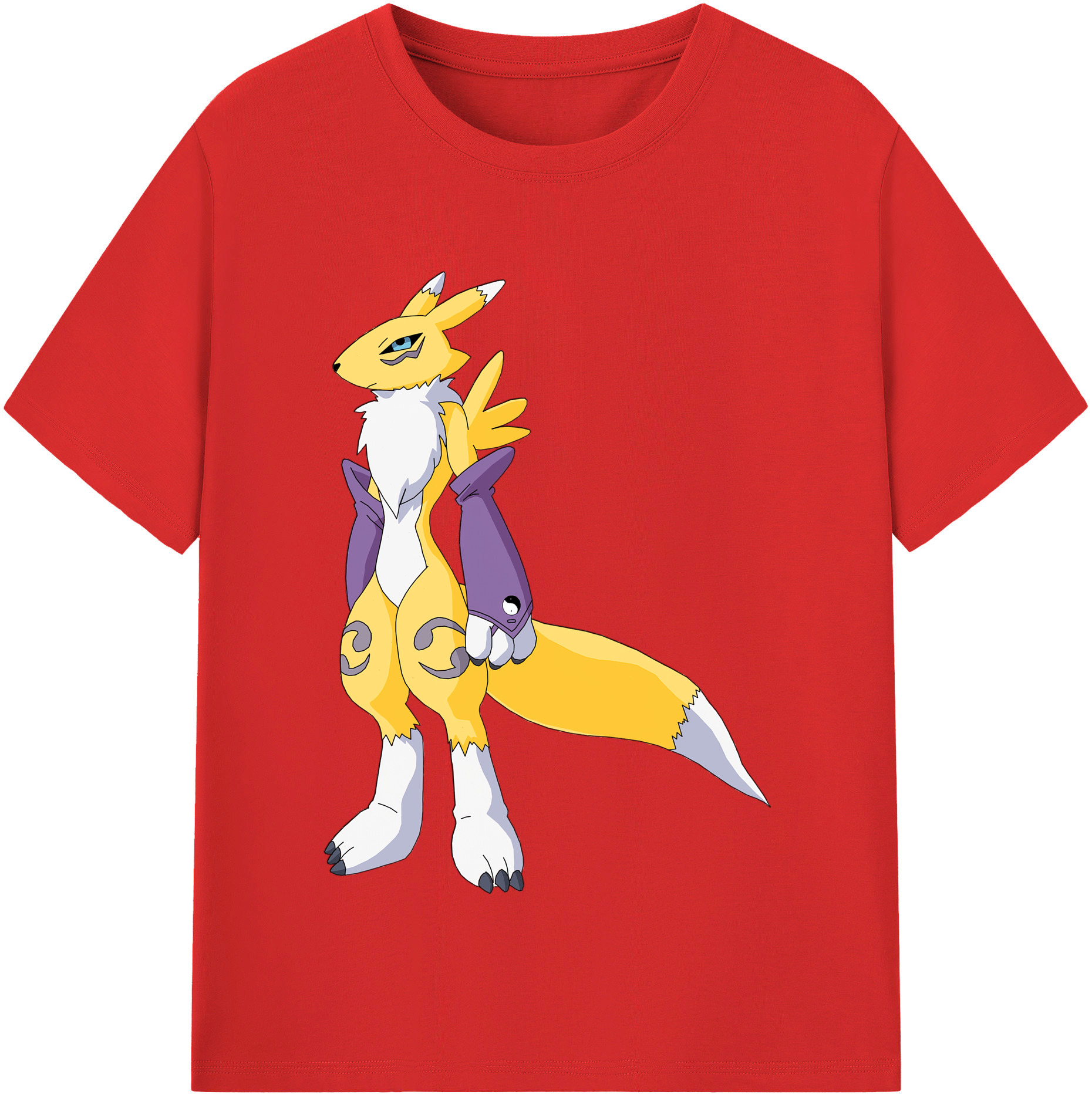 （画像用） Digimon デジタルモンスター/デジモン 綿100％半袖Tシャツ（フロントプリント）