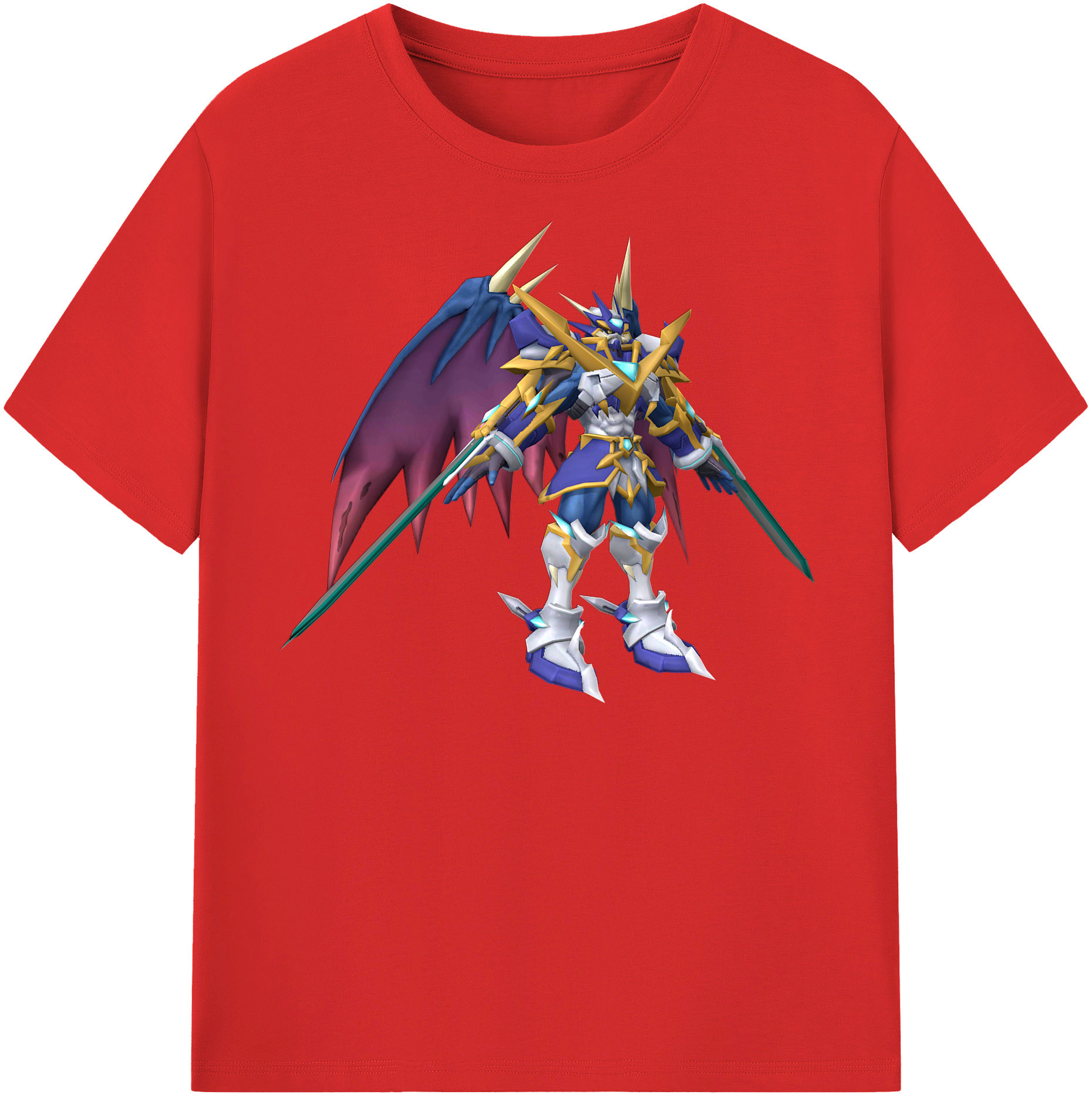 （画像用） Digimon デジタルモンスター/デジモン 綿100％半袖Tシャツ（フロントプリント）