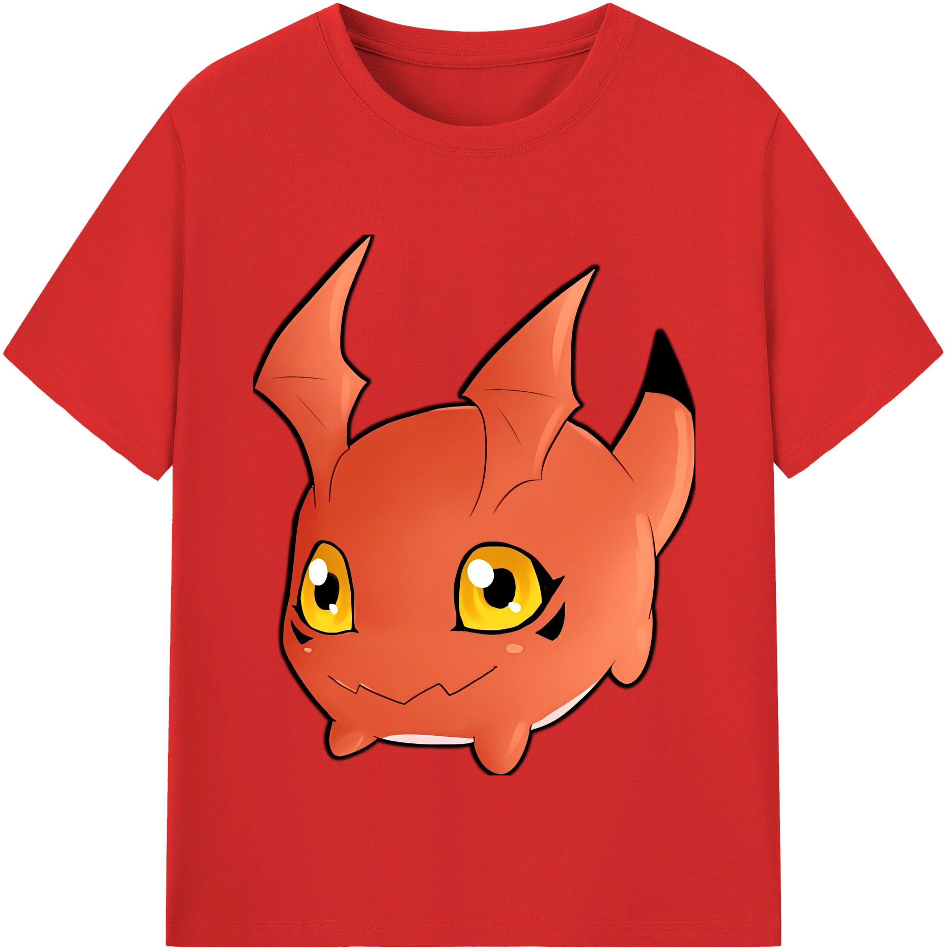 （画像用） Digimon デジタルモンスター/デジモン 綿100％半袖Tシャツ（フロントプリント）