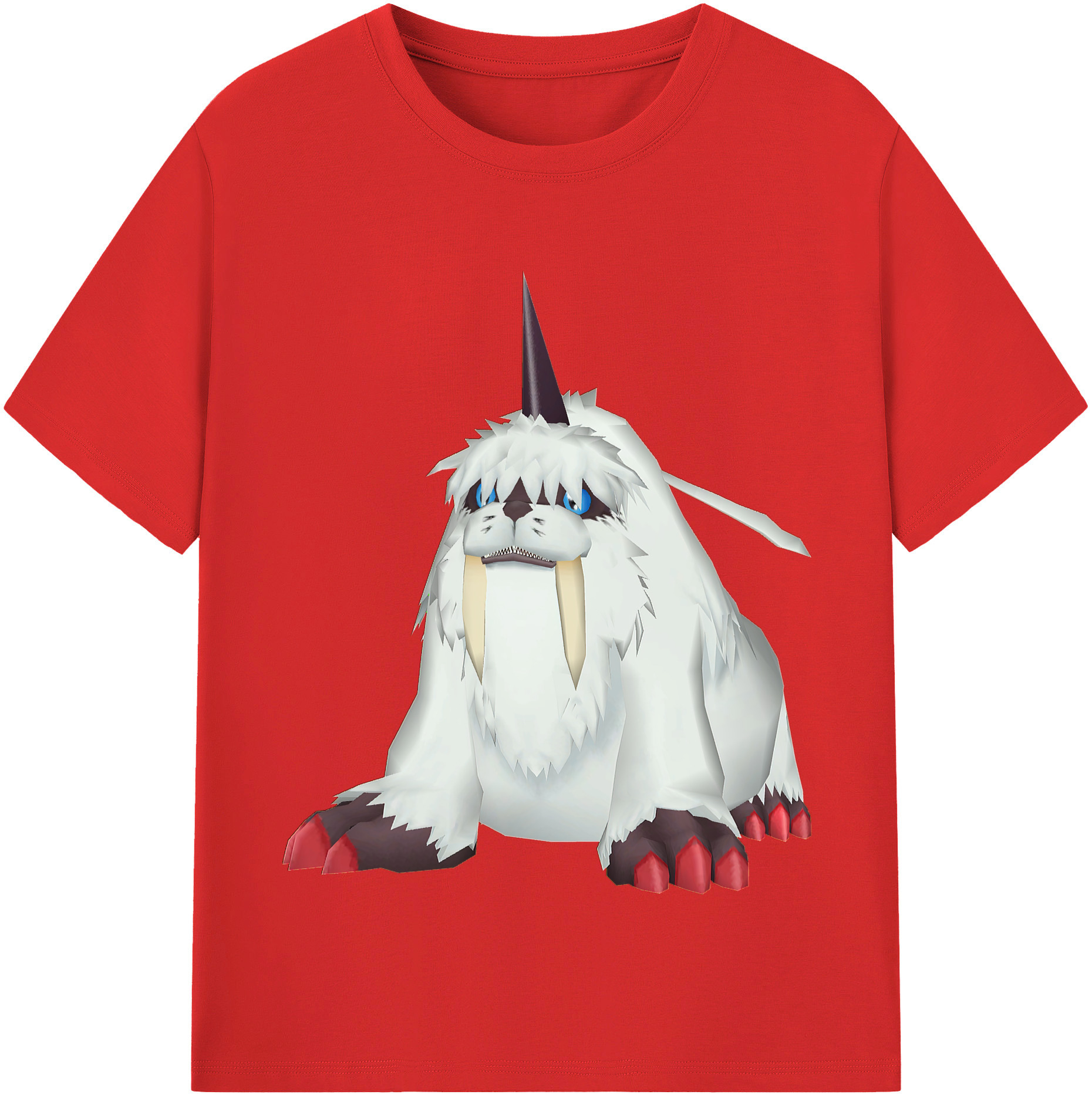 （画像用） Digimon デジタルモンスター/デジモン 綿100％半袖Tシャツ（フロントプリント）