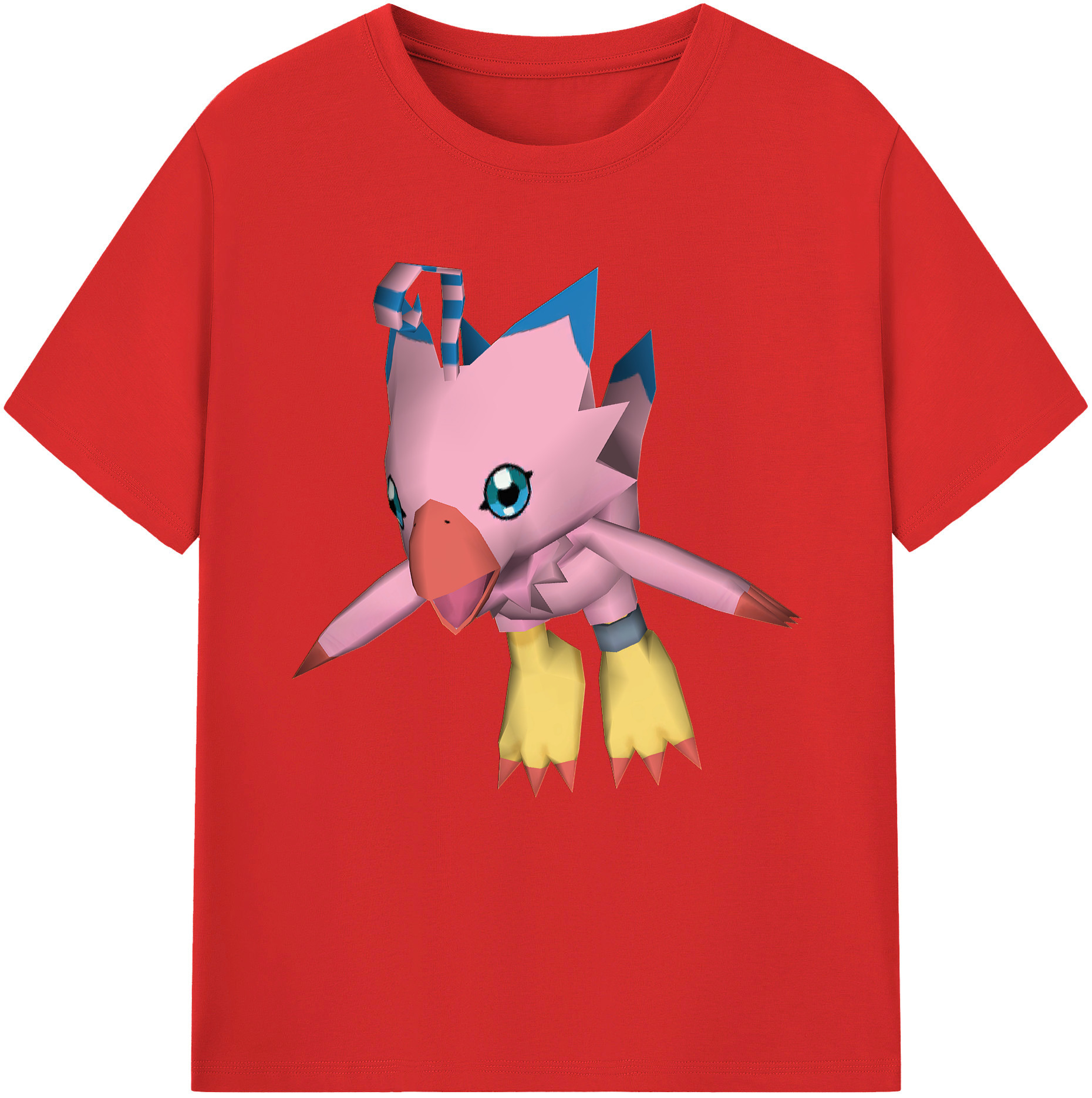 （画像用） Digimon デジタルモンスター/デジモン 綿100％半袖Tシャツ（フロントプリント）