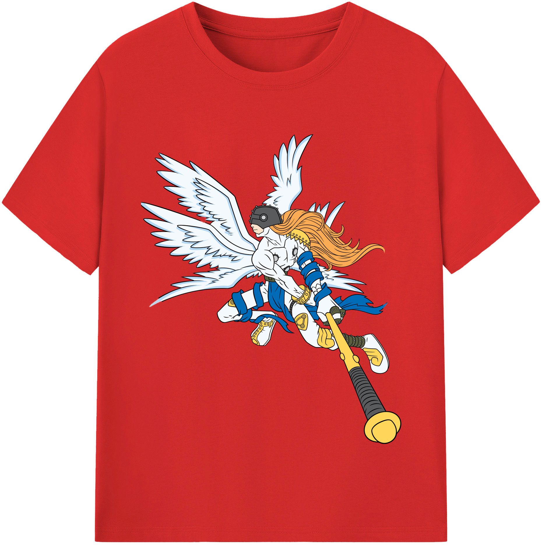 （画像用） Digimon デジタルモンスター/デジモン 綿100％半袖Tシャツ（フロントプリント）