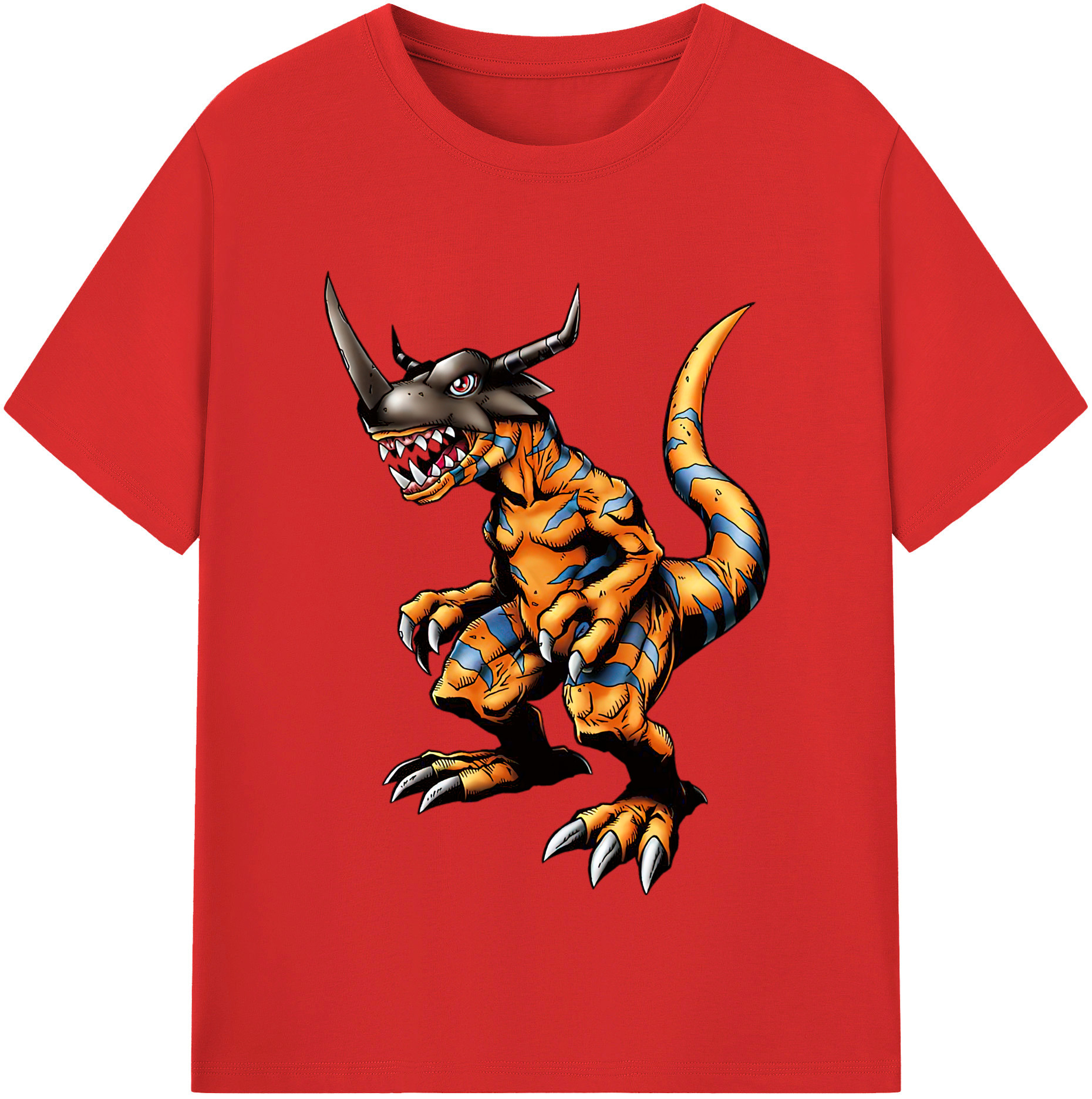（画像用） Digimon デジタルモンスター/デジモン 綿100％半袖Tシャツ（フロントプリント）