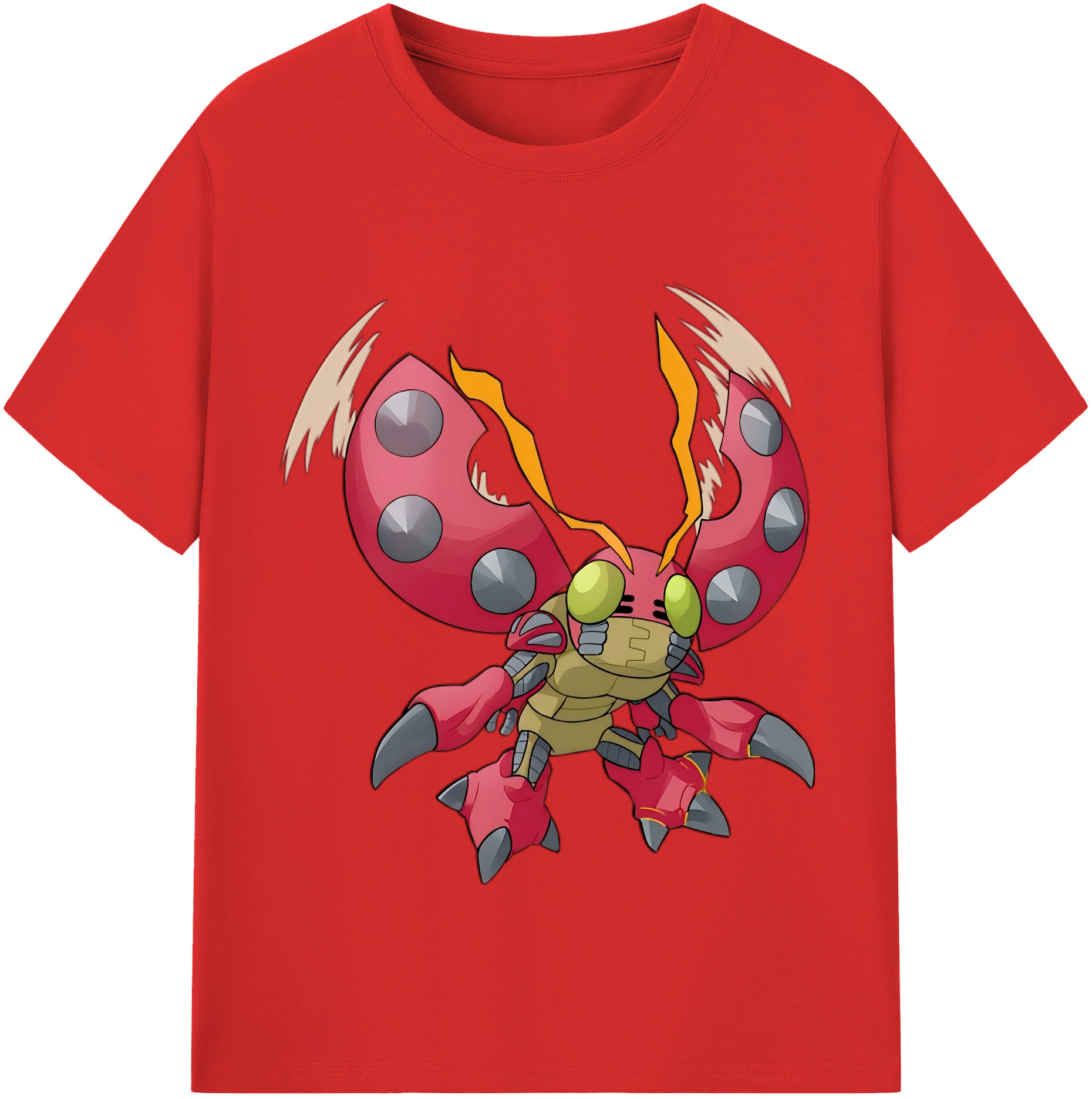 （画像用） Digimon デジタルモンスター/デジモン 綿100％半袖Tシャツ（フロントプリント）
