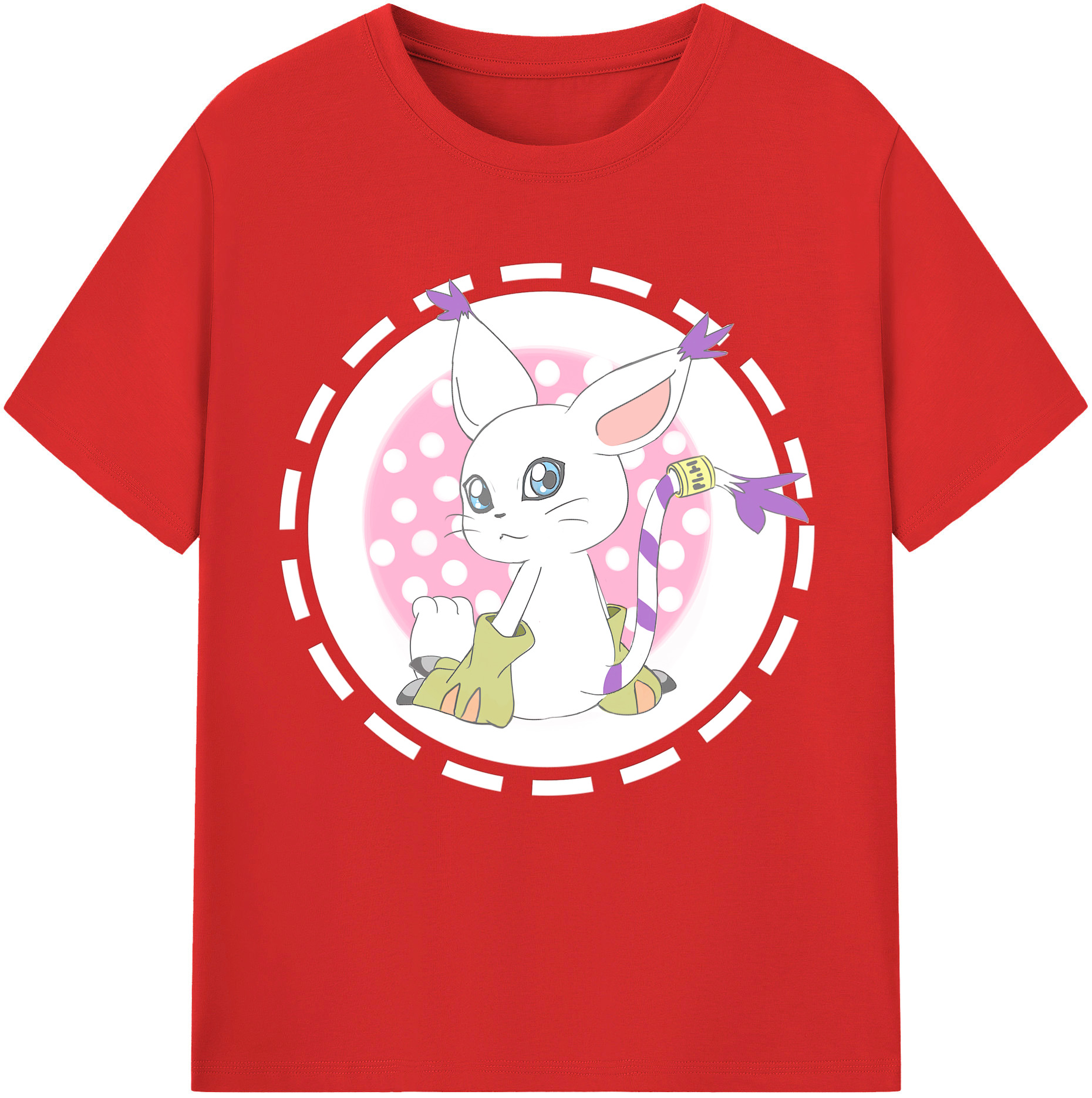 （画像用） Digimon デジタルモンスター/デジモン 綿100％半袖Tシャツ（フロントプリント）