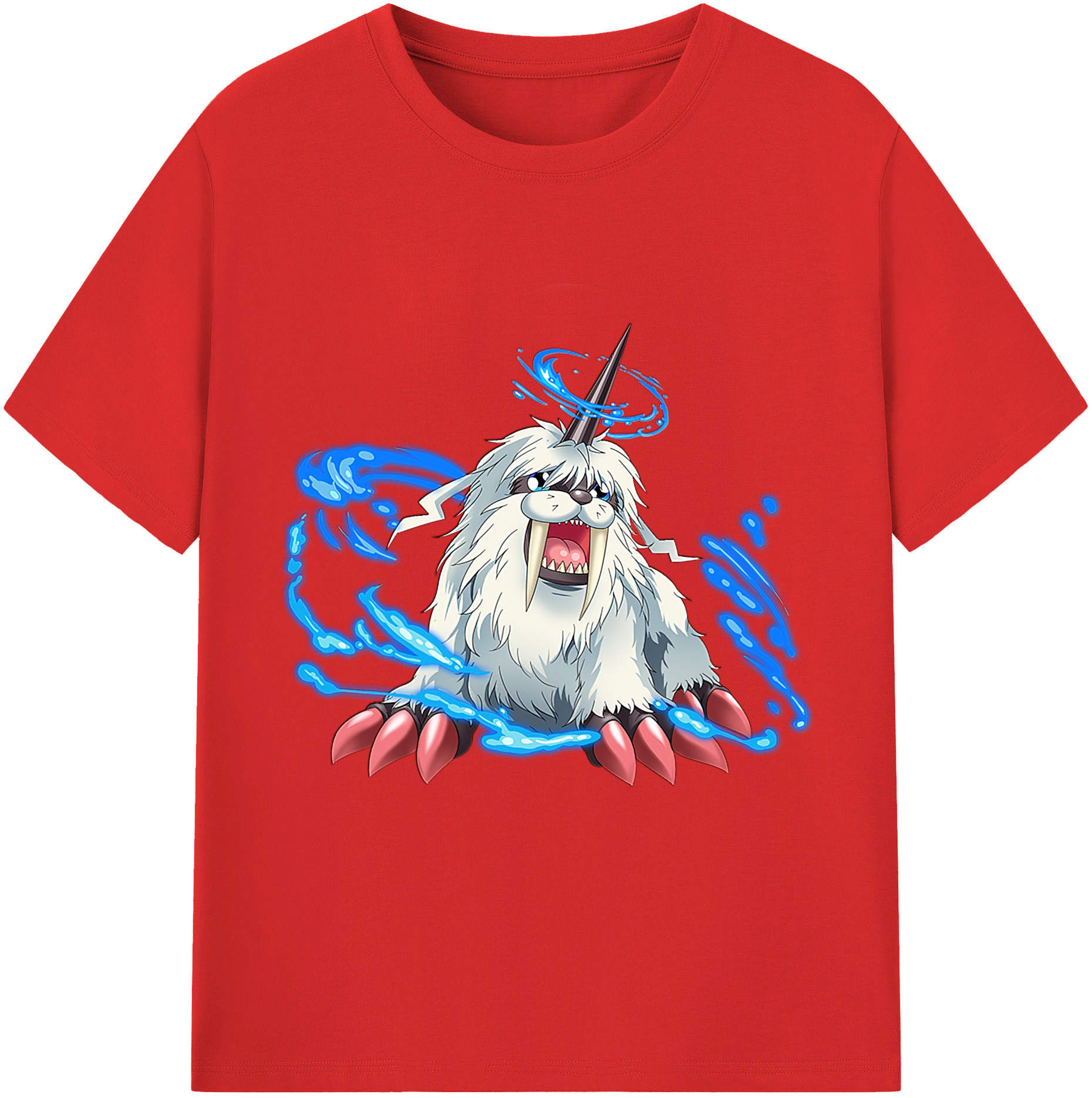 （画像用） Digimon デジタルモンスター/デジモン 綿100％半袖Tシャツ（フロントプリント）