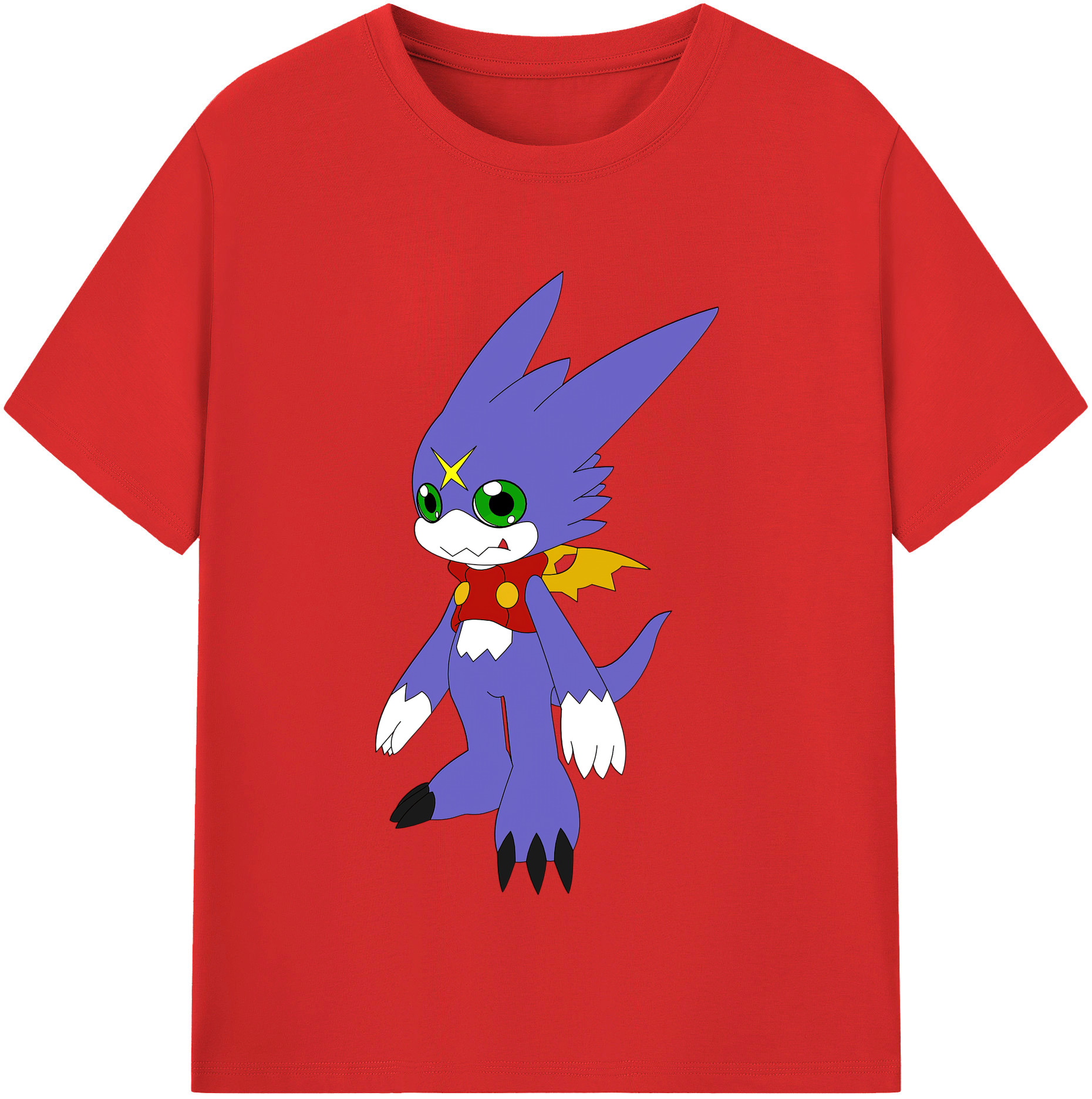 （画像用） Digimon デジタルモンスター/デジモン 綿100％半袖Tシャツ（フロントプリント）