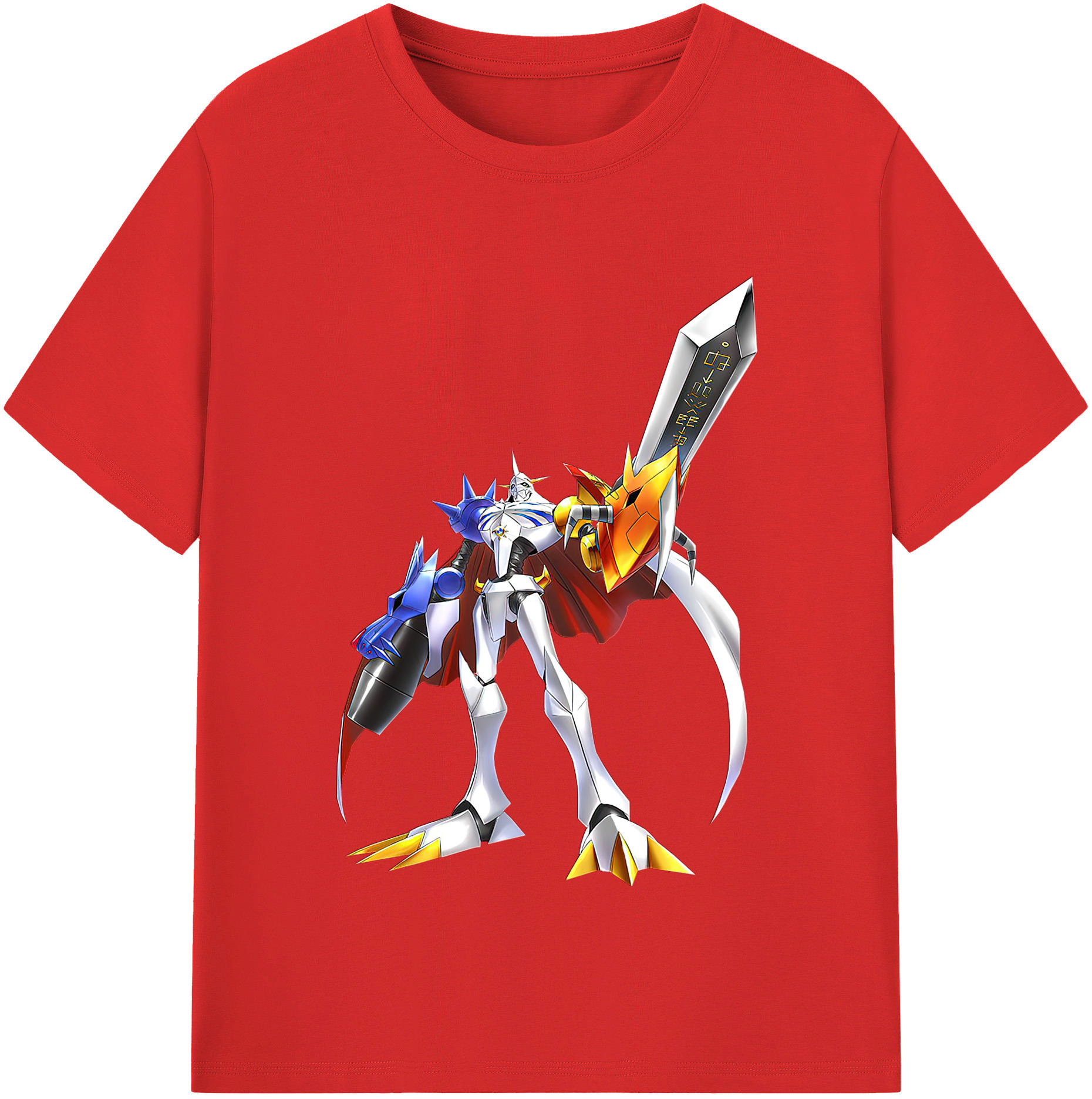 （画像用） Digimon デジタルモンスター/デジモン 綿100％半袖Tシャツ（フロントプリント）